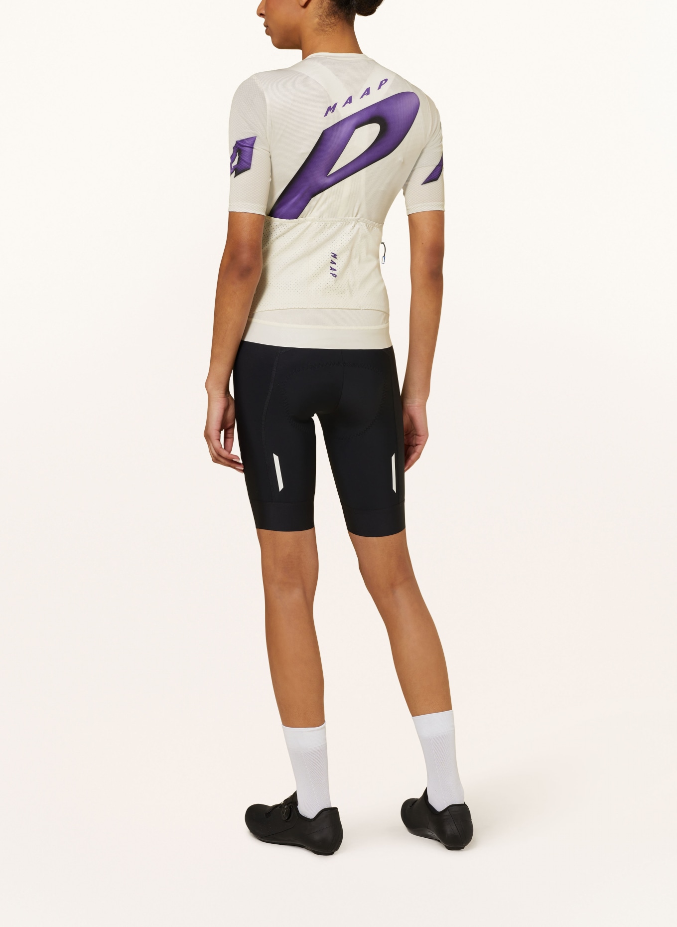 MAAP Cycling jersey ORBIT PRO AIR JERSEY 2.0, Color: CREAM/ DARK PURPLE (Image 3)