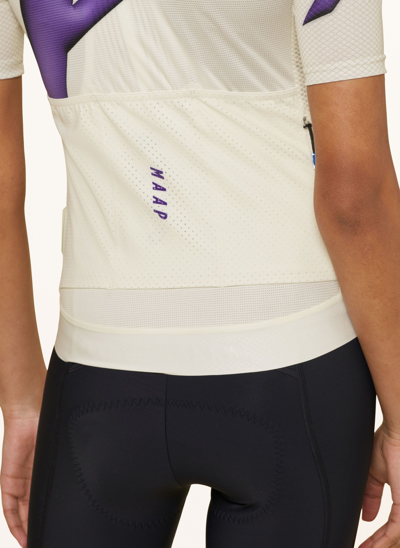 MAAP Cycling jersey ORBIT PRO AIR JERSEY 2.0, Color: CREAM/ DARK PURPLE (Image 5)