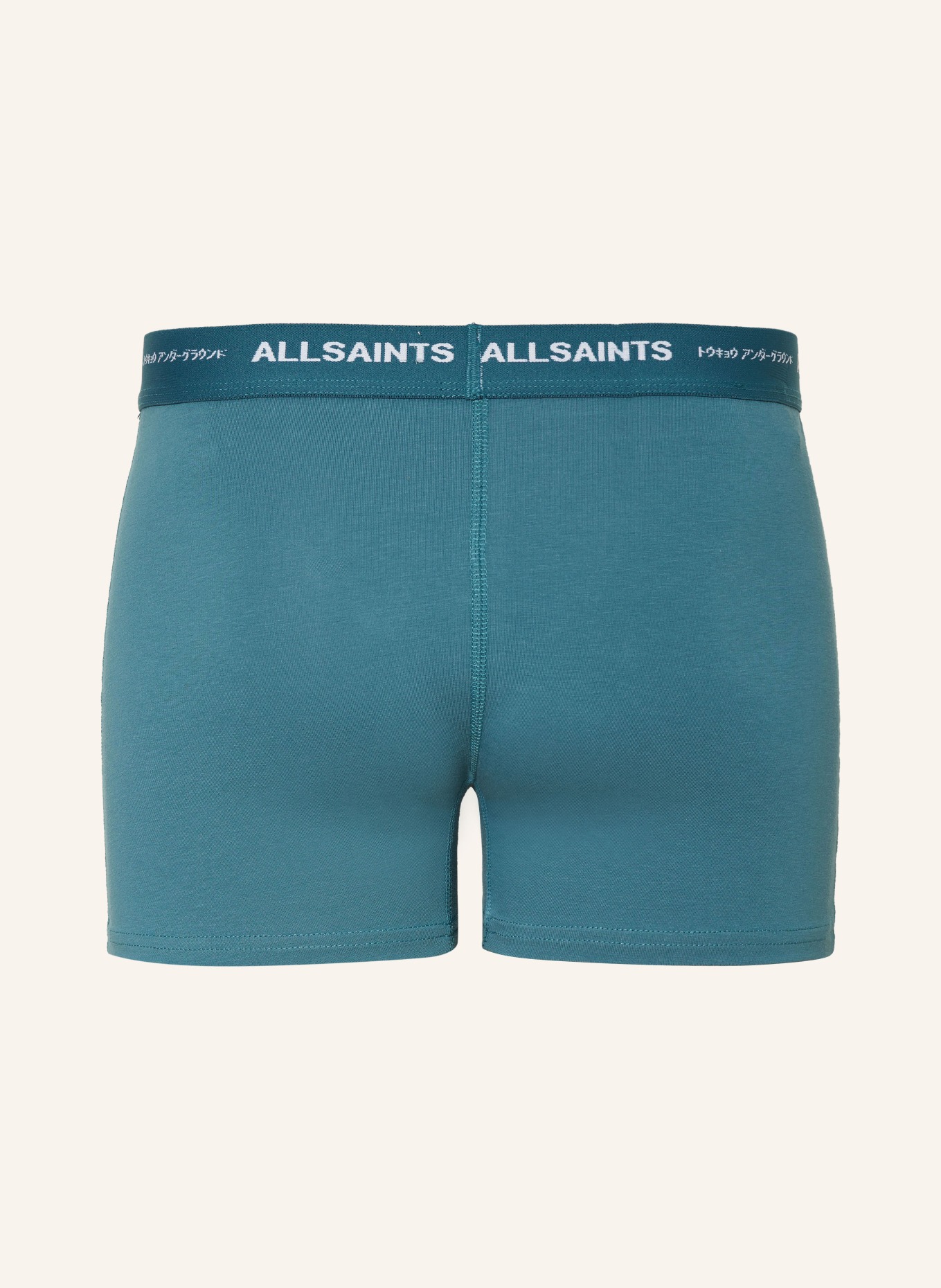 ALLSAINTS 3-pack boxer shorts UNDERGROUND, Color: BLACK/ WHITE/ TEAL (Image 2)
