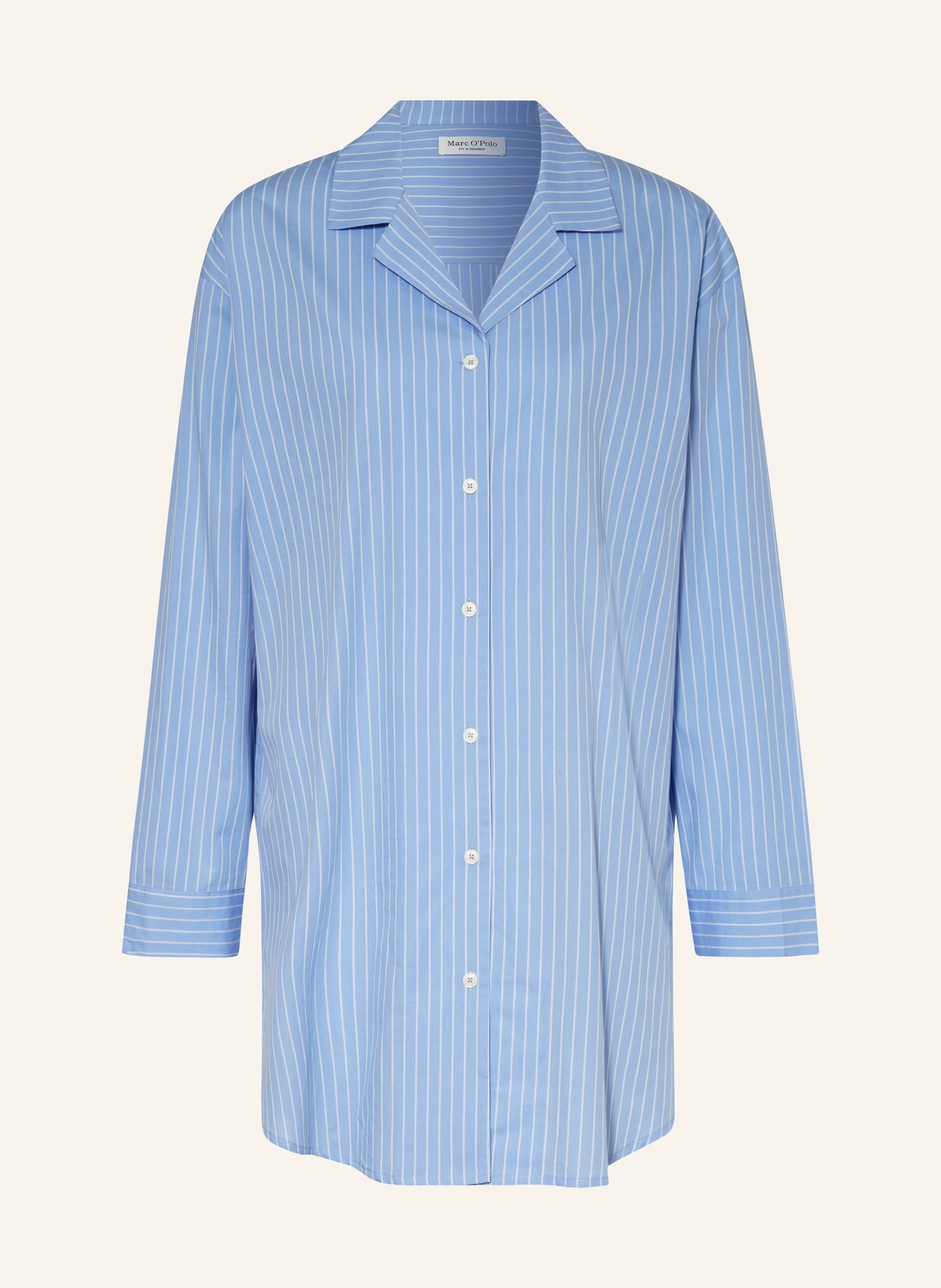 Marc O'Polo Nightgown, Color: LIGHT BLUE/ WHITE (Image 1)