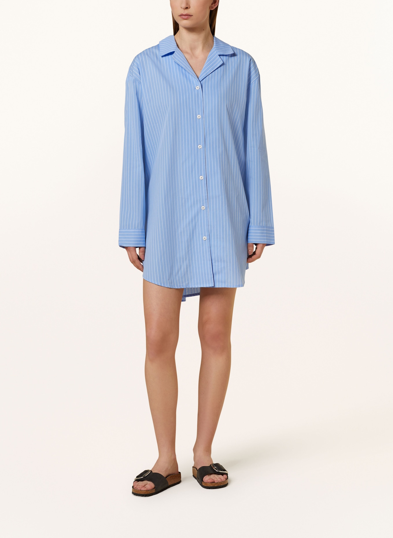Marc O'Polo Nightgown, Color: LIGHT BLUE/ WHITE (Image 2)