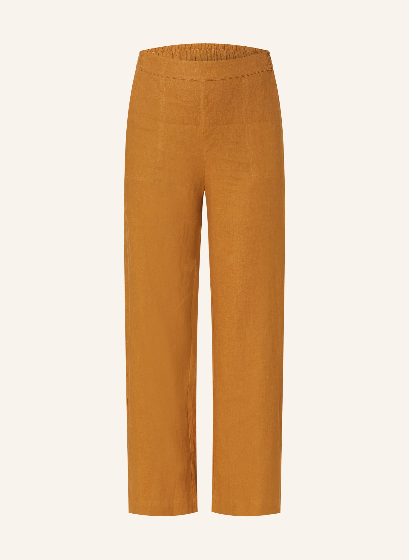 MAERZ MUENCHEN Linen trousers, Color: COGNAC (Image 1)