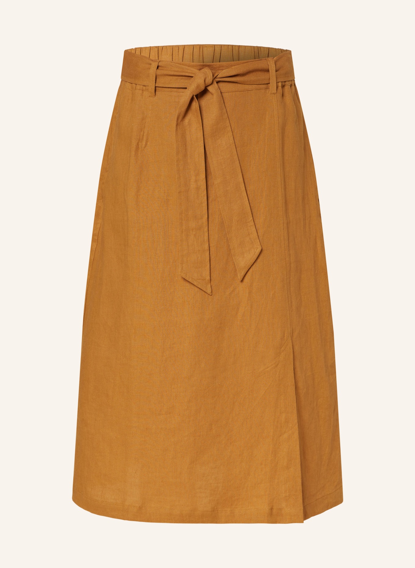 MAERZ MUENCHEN Linen skirt, Color: COGNAC (Image 1)