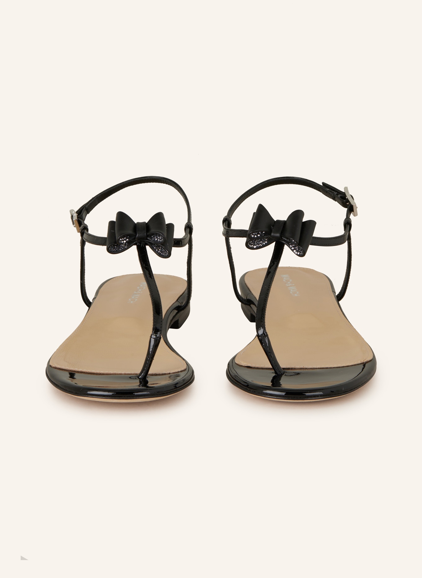 MACH & MACH Zehentrenner PAT: SCHWARZ