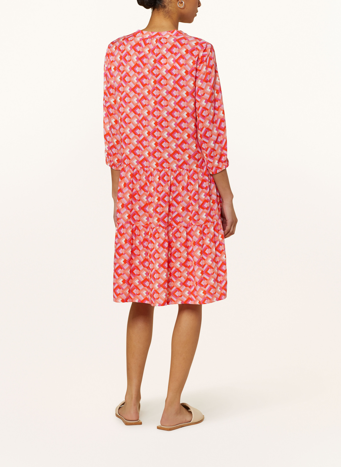 Betty Barclay Kleid mit 3/4-Arm, Farbe: ORANGE/ PINK/ HELLORANGE (Bild 3)
