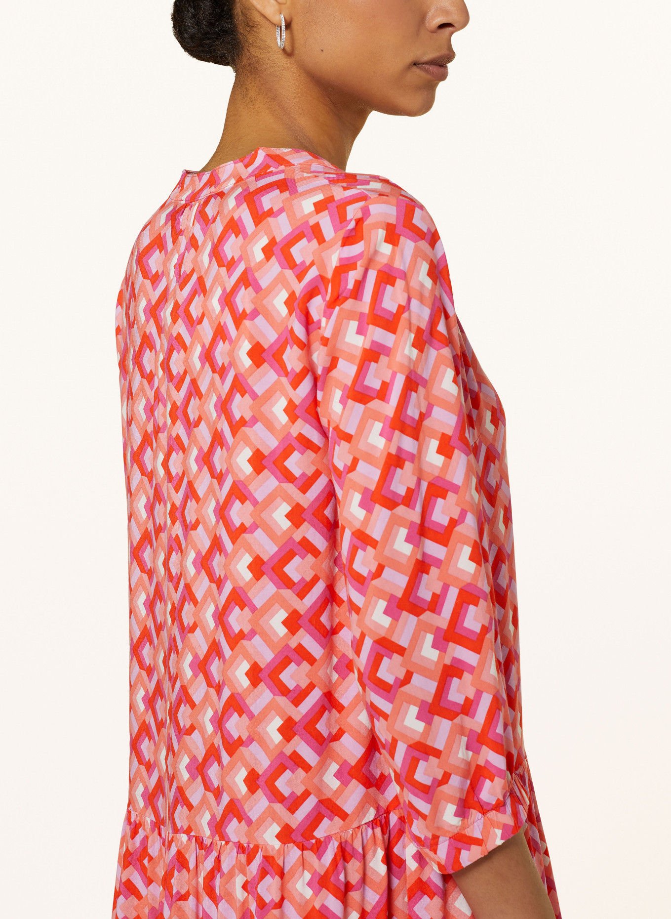 Betty Barclay Kleid mit 3/4-Arm, Farbe: ORANGE/ PINK/ HELLORANGE (Bild 4)