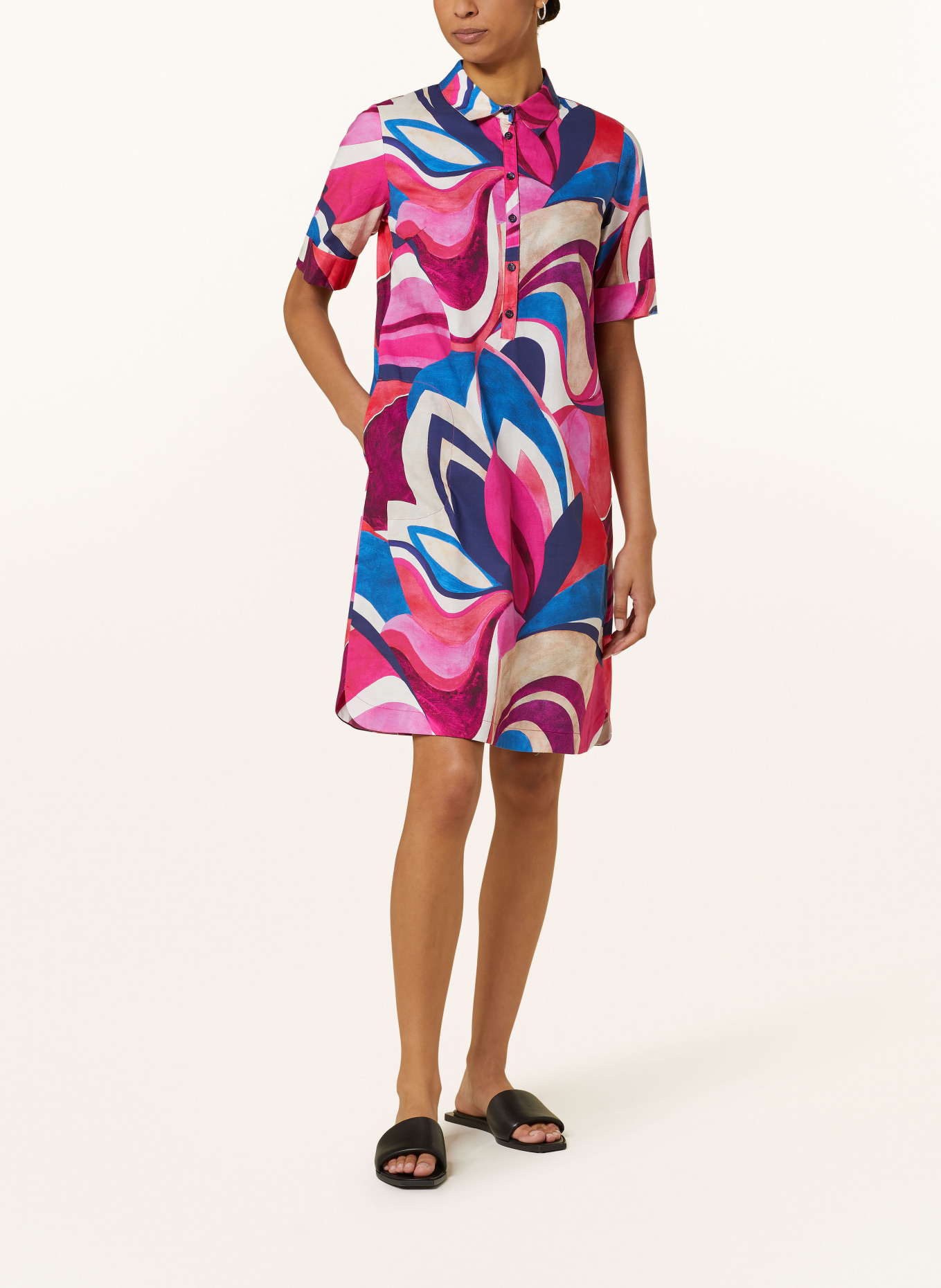 Betty Barclay Dress, Color: PINK/ BLUE/ PURPLE (Image 2)