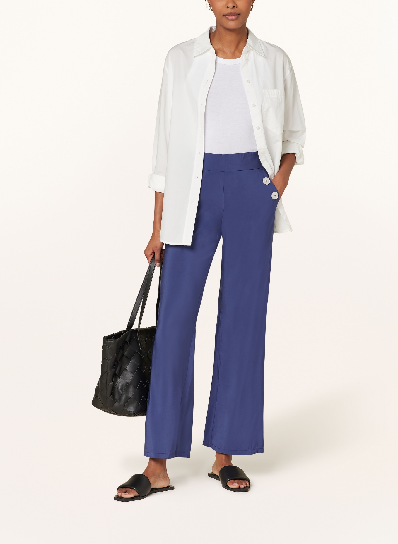 Betty Barclay Trousers, Color: BLUE (Image 2)