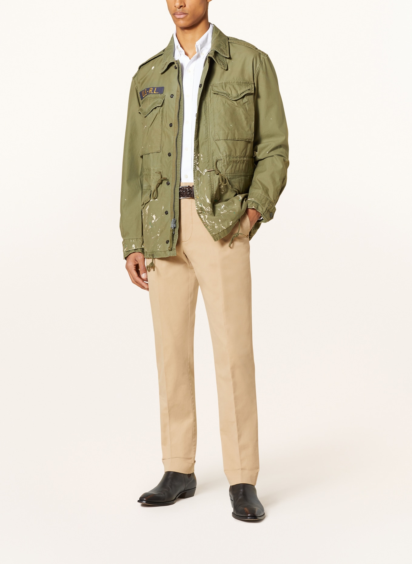 POLO RALPH LAUREN Field jacket, Color: OLIVE (Image 2)
