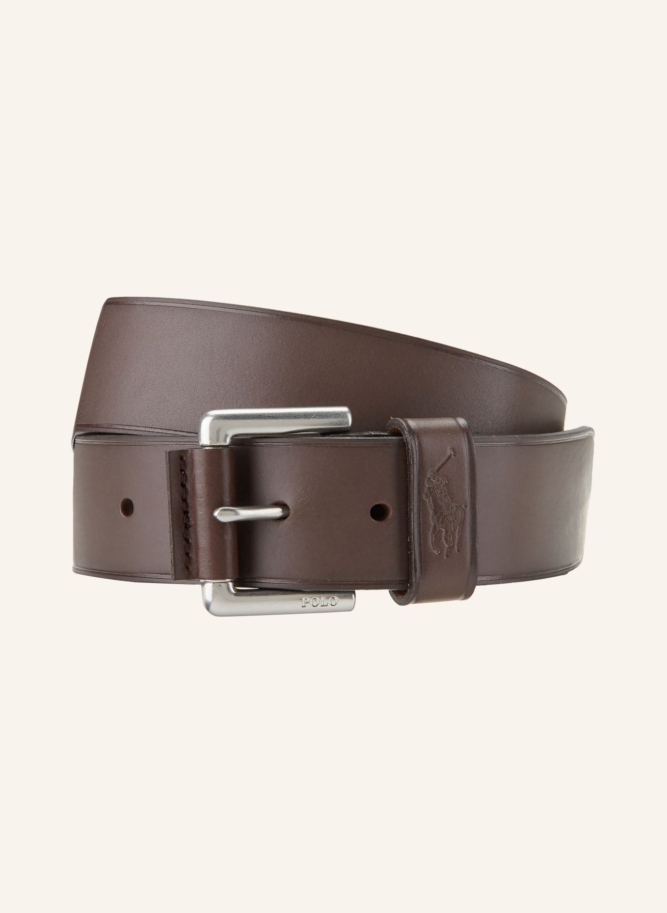 POLO RALPH LAUREN Leather belt, Color: BROWN (Image 1)