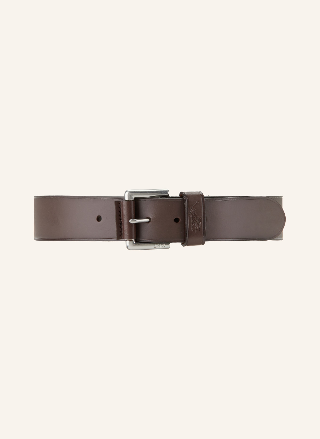 POLO RALPH LAUREN Leather belt, Color: BROWN (Image 2)
