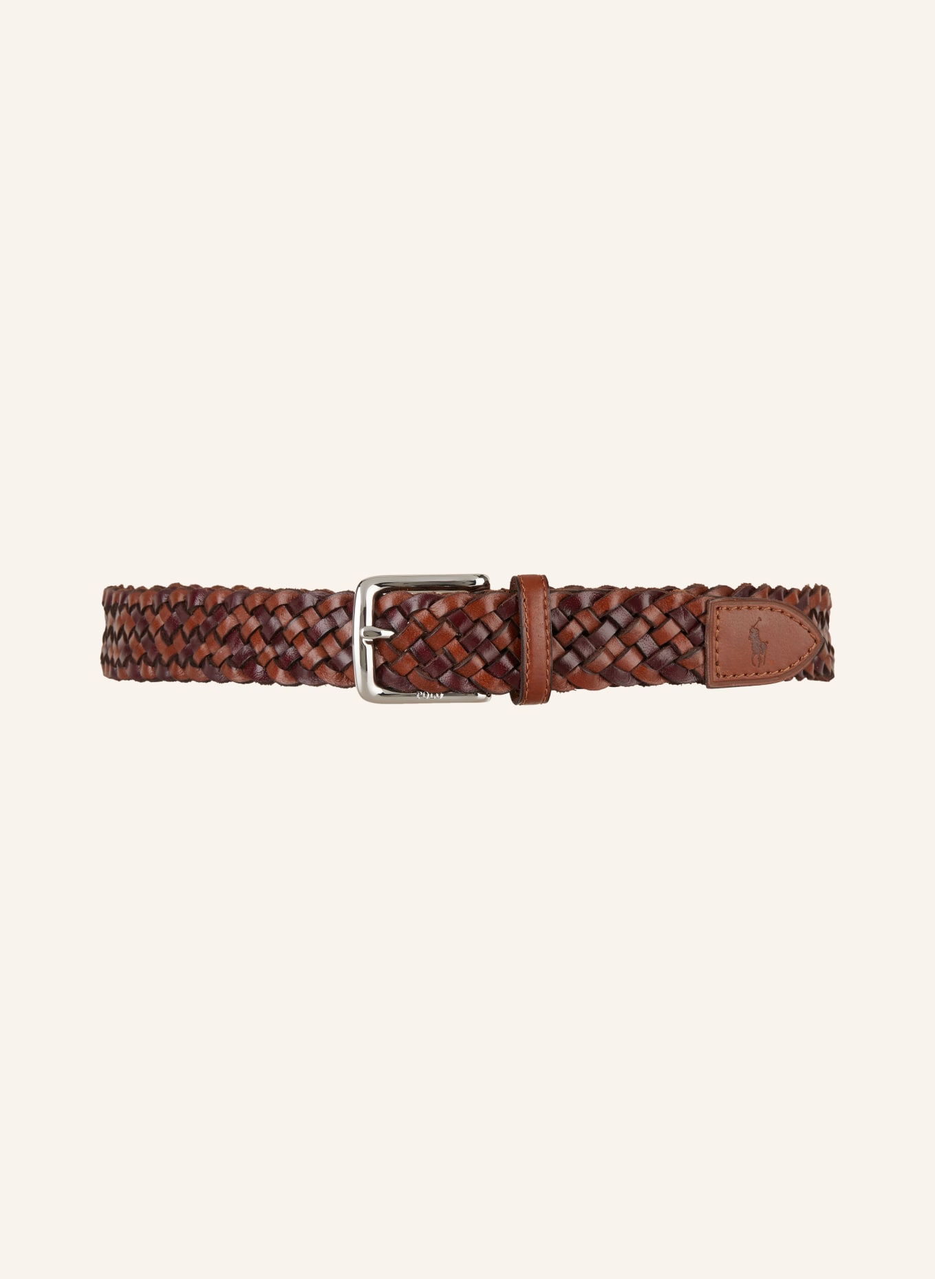 POLO RALPH LAUREN Braided belt, Color: BROWN/ DARK BROWN (Image 2)