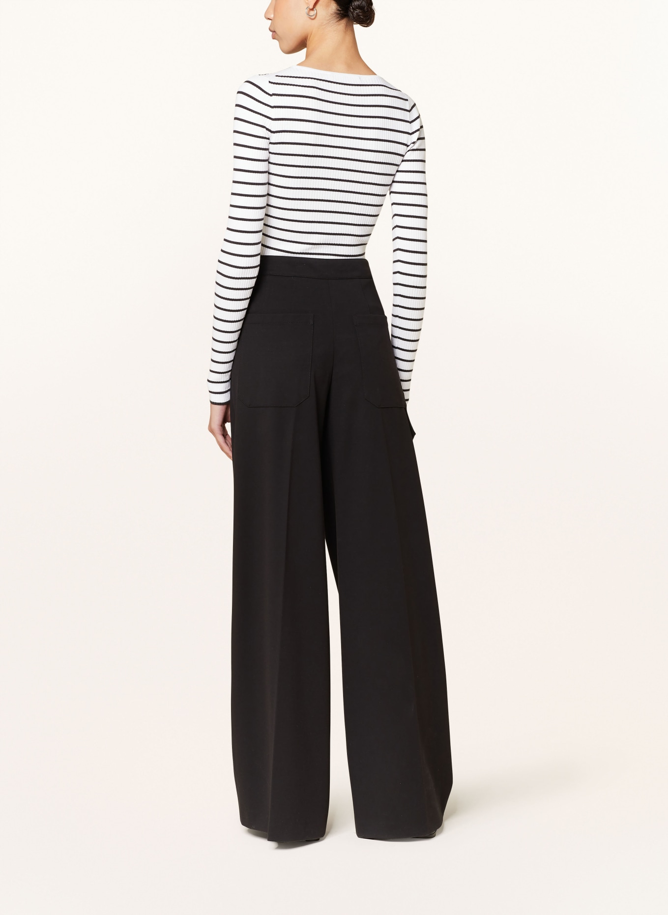 Calvin Klein Jeans Tričko s dlouhým rukávem, Barva: BÍLÁ/ ČERNÁ (Obrázek 3)
