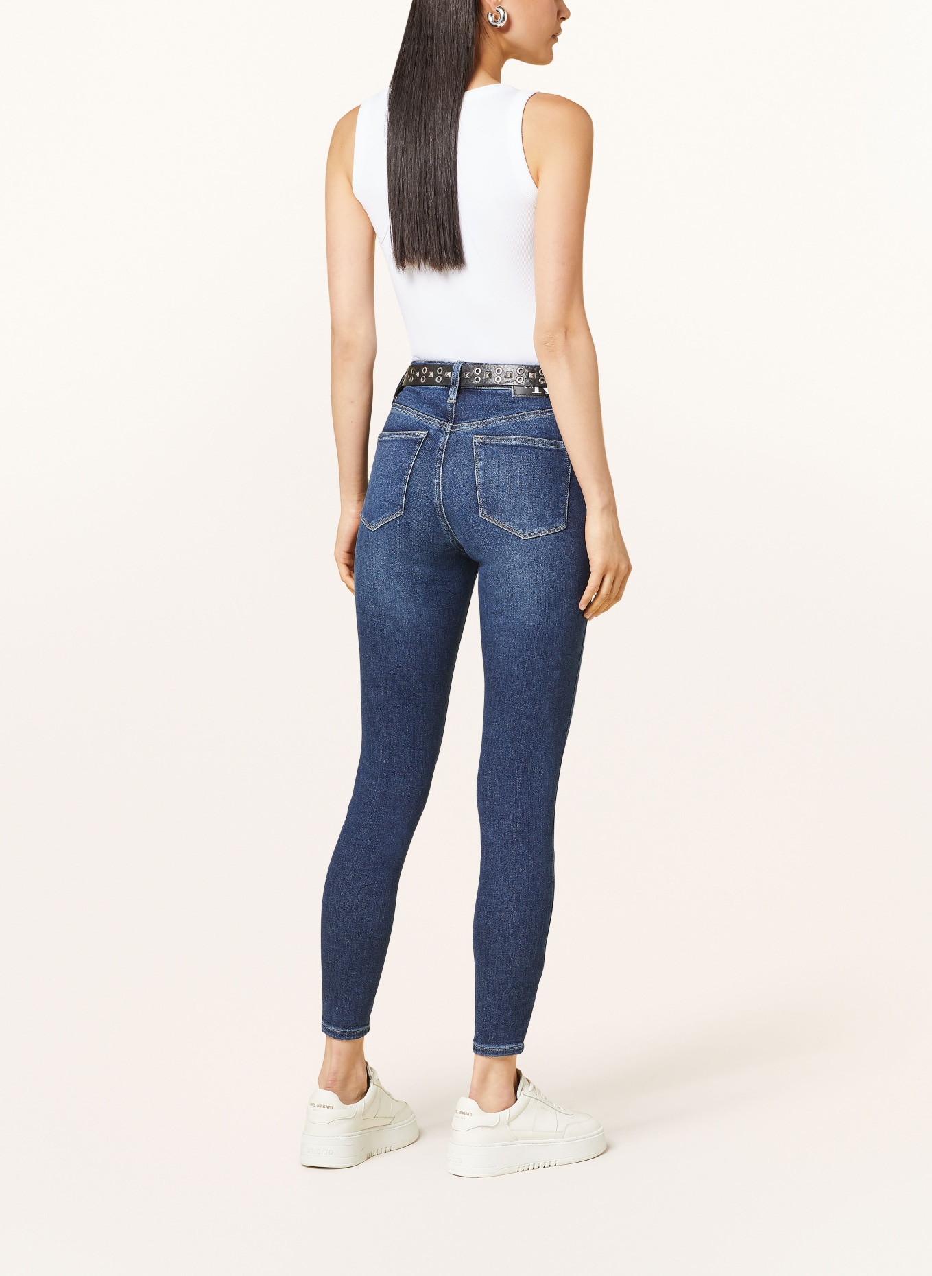 Calvin Klein Jeans Jeansy skinny, Kolor: 1BJ DENIM DARK (Obrazek 3)
