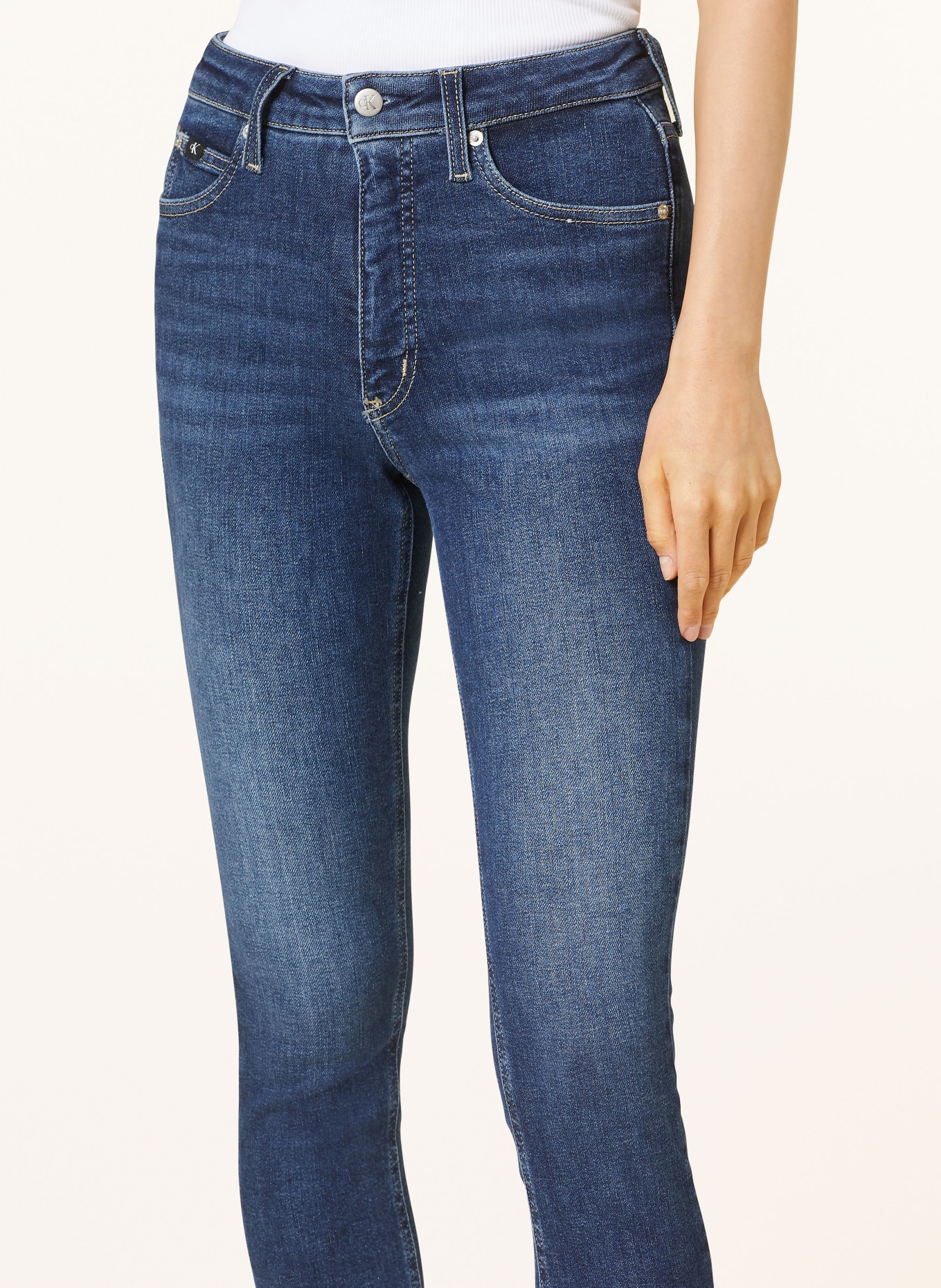 Calvin Klein Jeans Skinny Jeans, Farbe: 1BJ DENIM DARK (Bild 5)