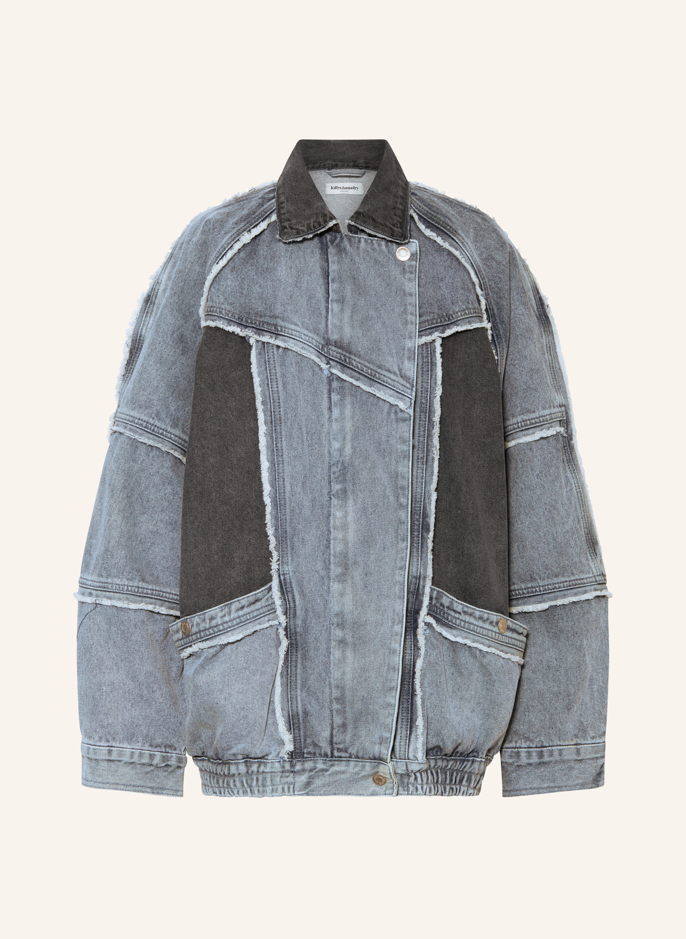 lollys laundry Denim jacket KINGSTONLL, Color: BLUE GRAY/ GRAY (Image 1)