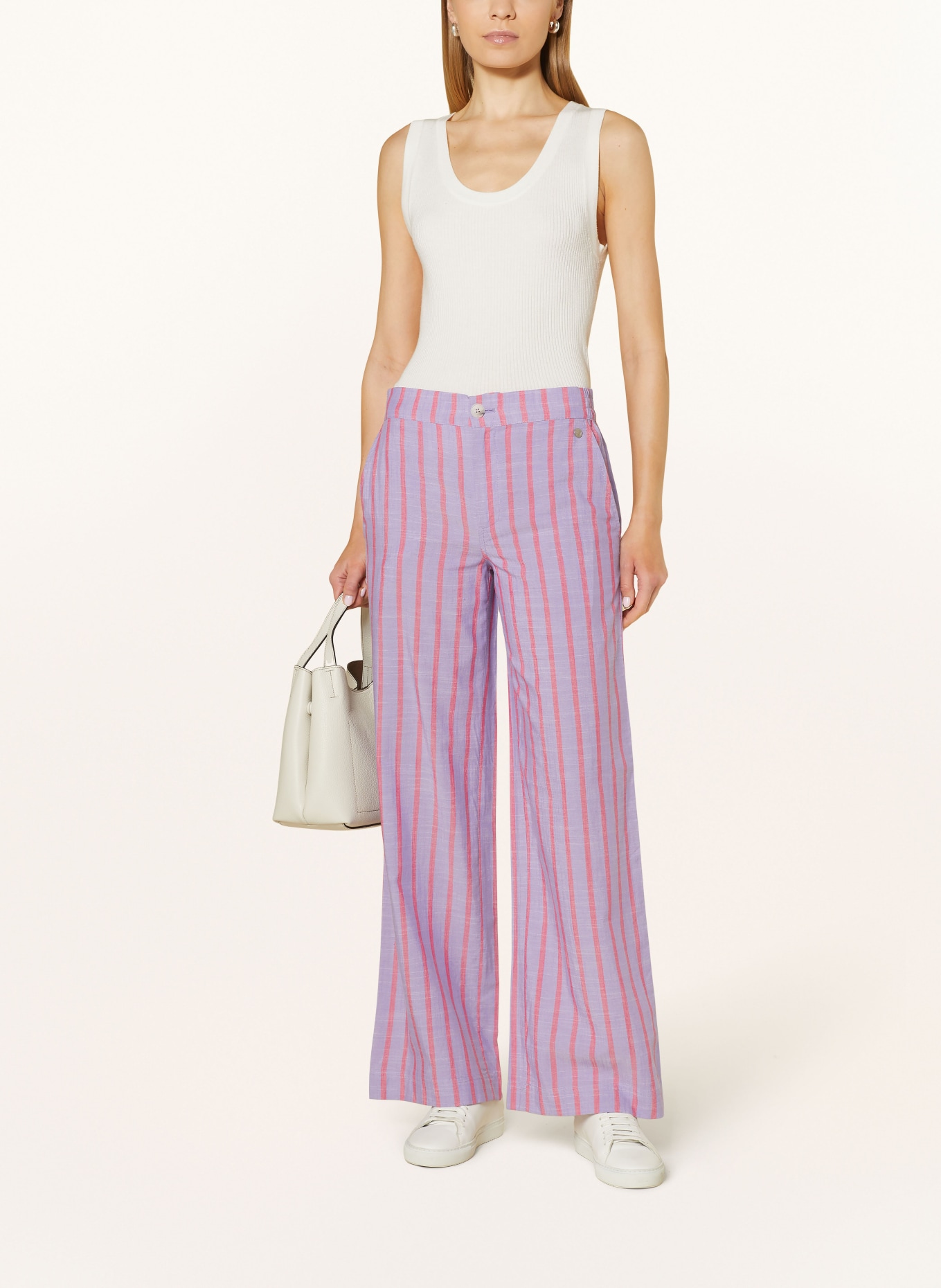 FYNCH-HATTON Wide leg trousers, Color: FUCHSIA/ PINK (Image 2)
