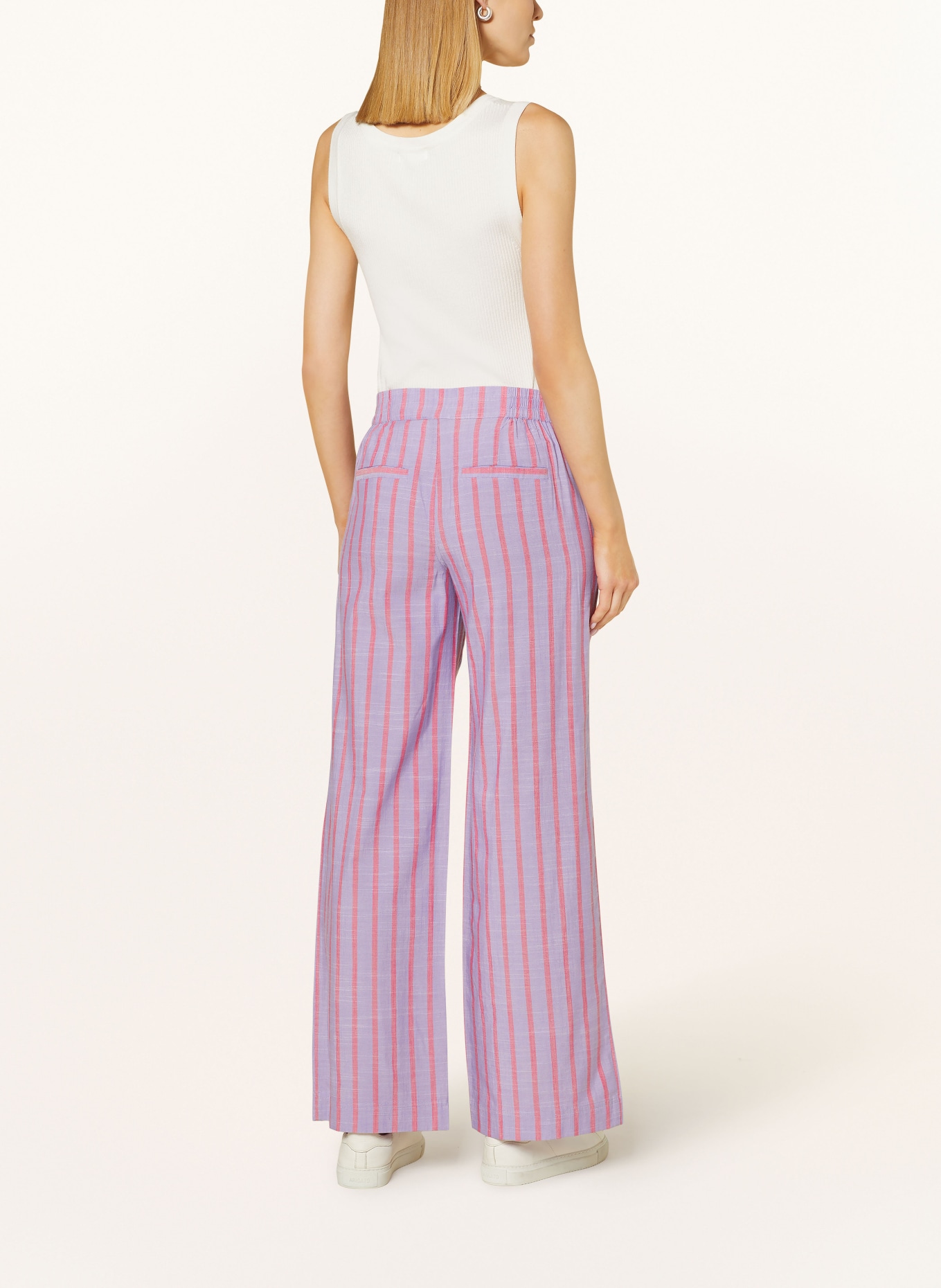 FYNCH-HATTON Wide leg trousers, Color: FUCHSIA/ PINK (Image 3)