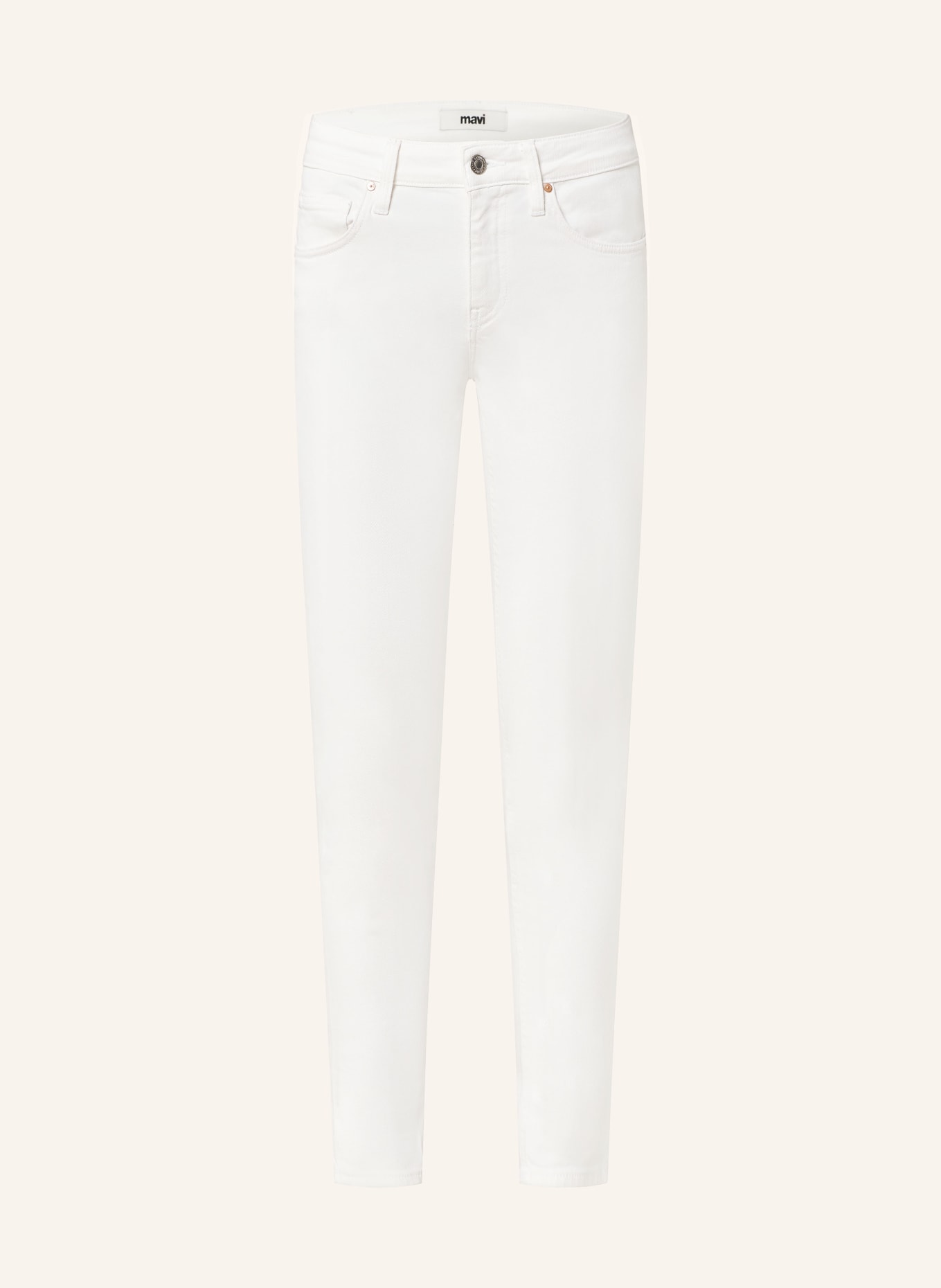 mavi Skinny Jeans ADRIANA, Farbe: WEISS (Bild 1)
