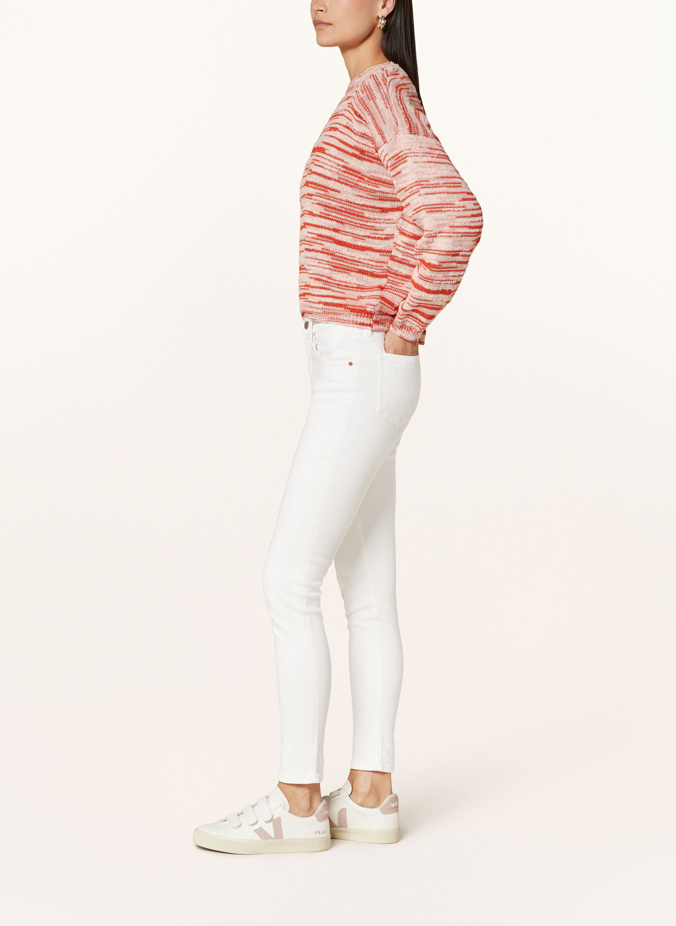 mavi Skinny Jeans ADRIANA, Farbe: WEISS (Bild 4)