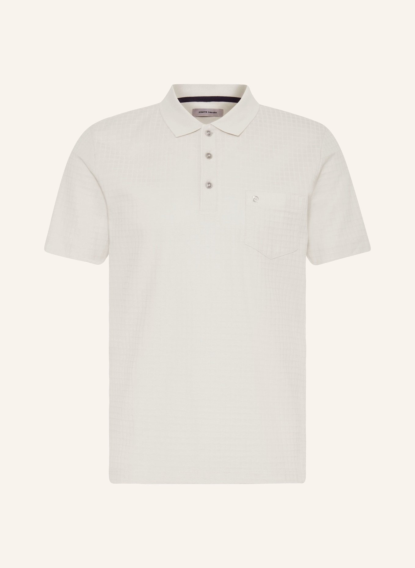 pierre cardin Jersey polo shirt, Color: LIGHT GRAY (Image 1)