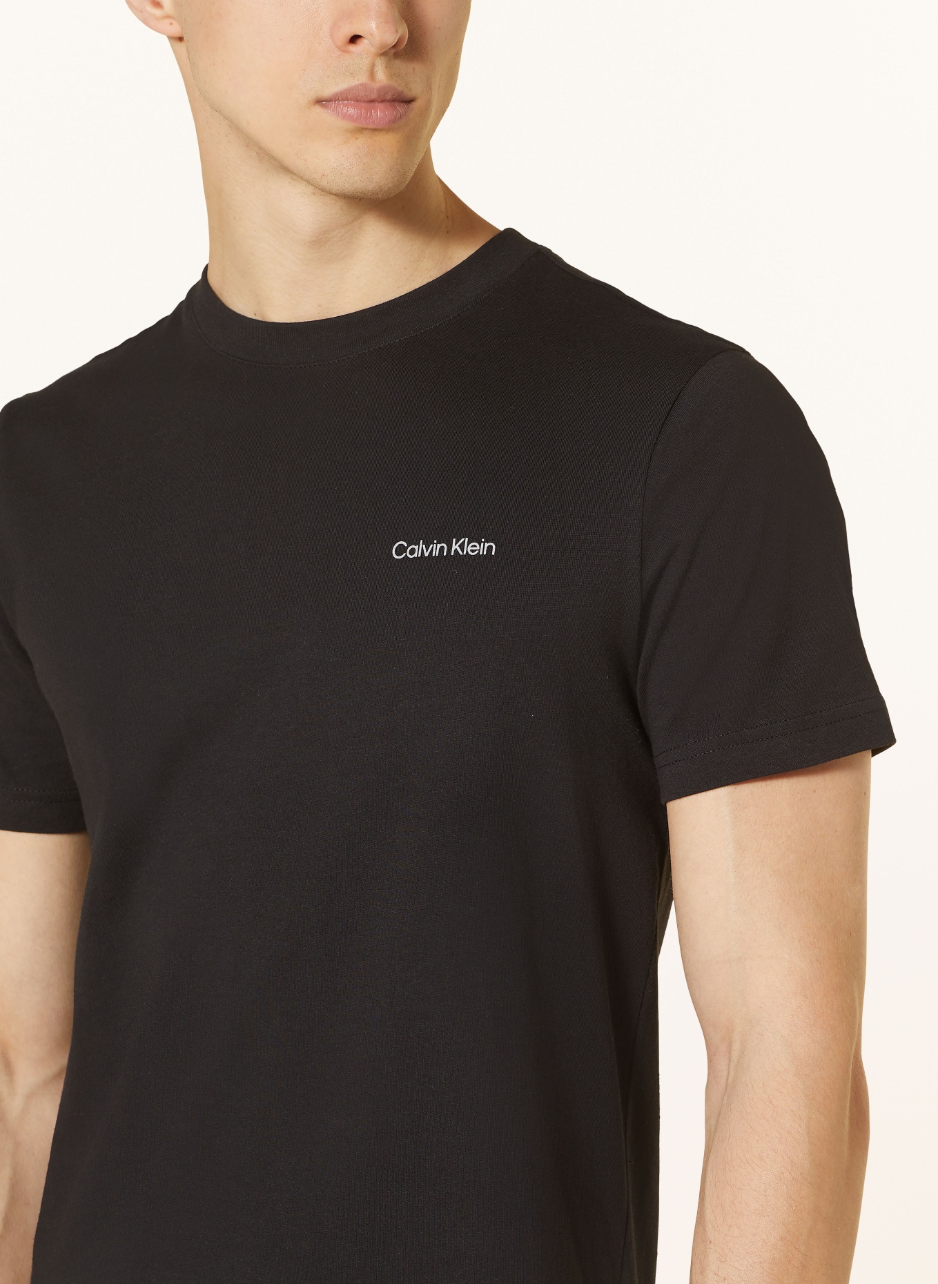 Calvin Klein T-Shirt, Farbe: SCHWARZ/ GRAU (Bild 4)