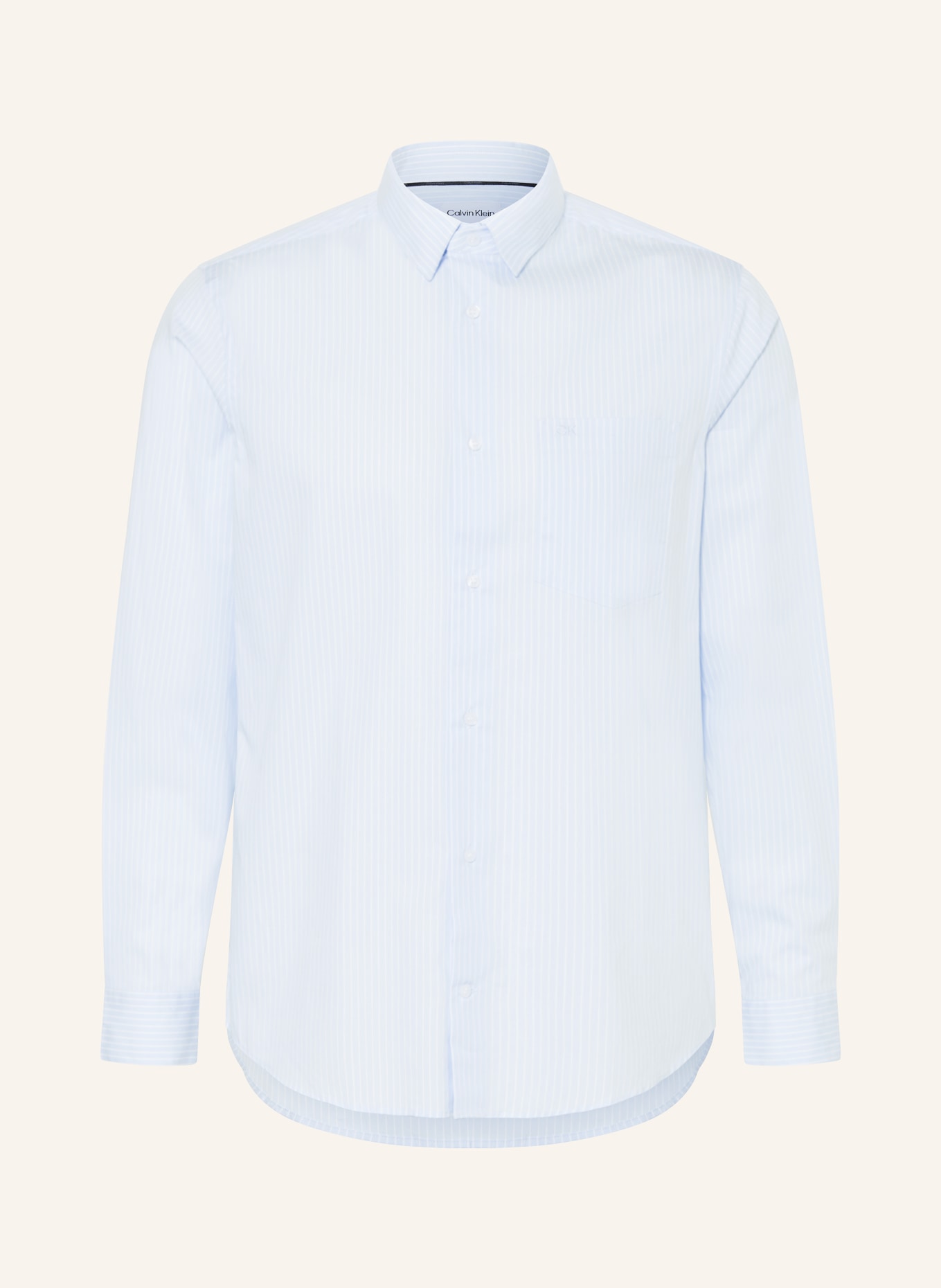 Calvin Klein Shirt regular fit, Color: LIGHT BLUE/ WHITE (Image 1)