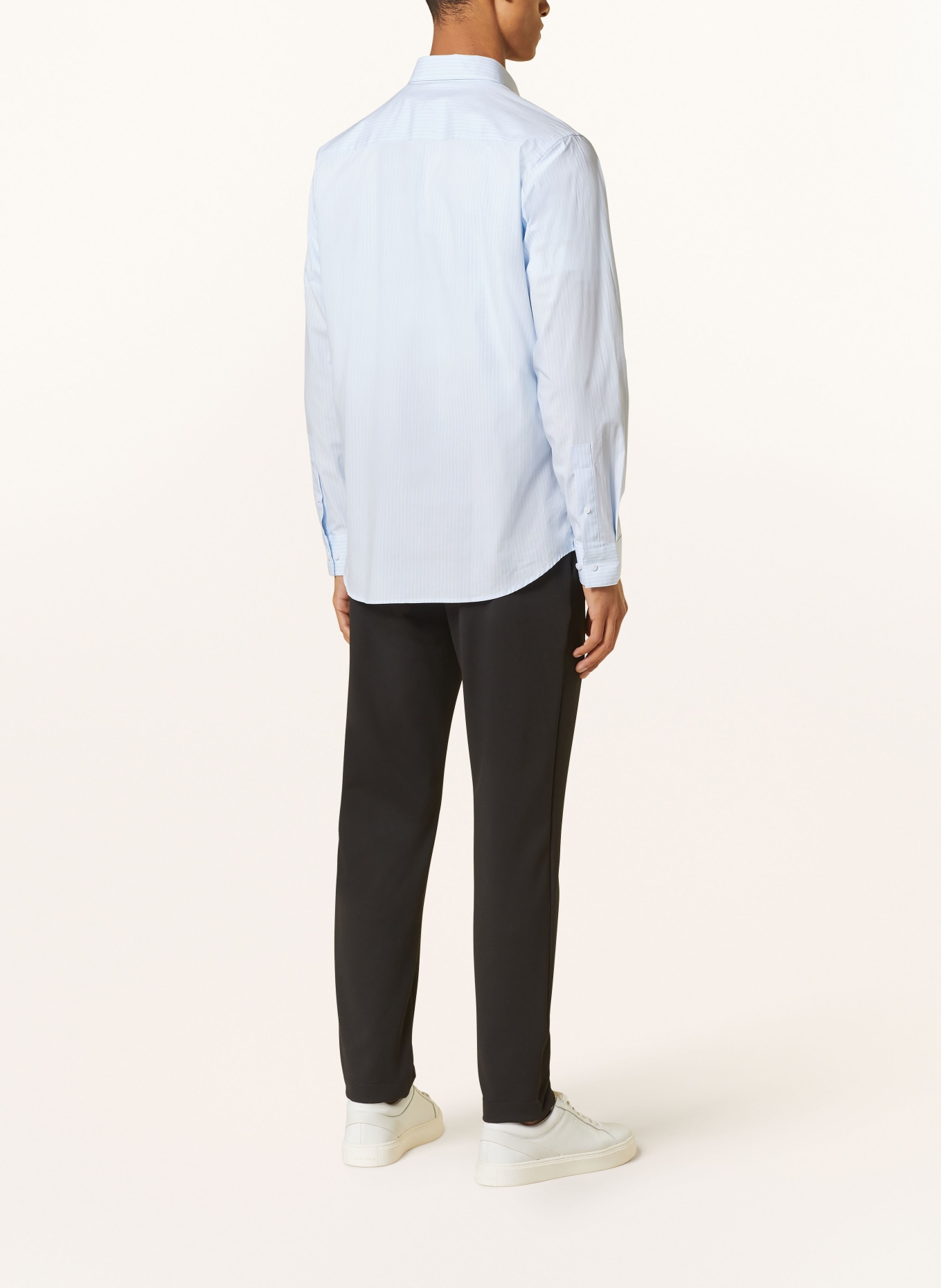 Calvin Klein Shirt regular fit, Color: LIGHT BLUE/ WHITE (Image 3)