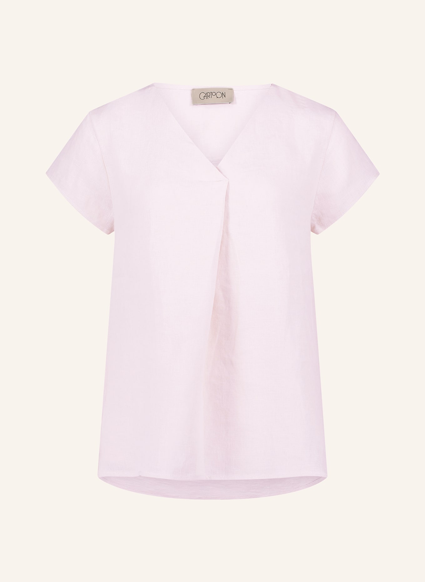 CARTOON Blusenshirt aus Leinen, Farbe: ROSA (Bild 1)