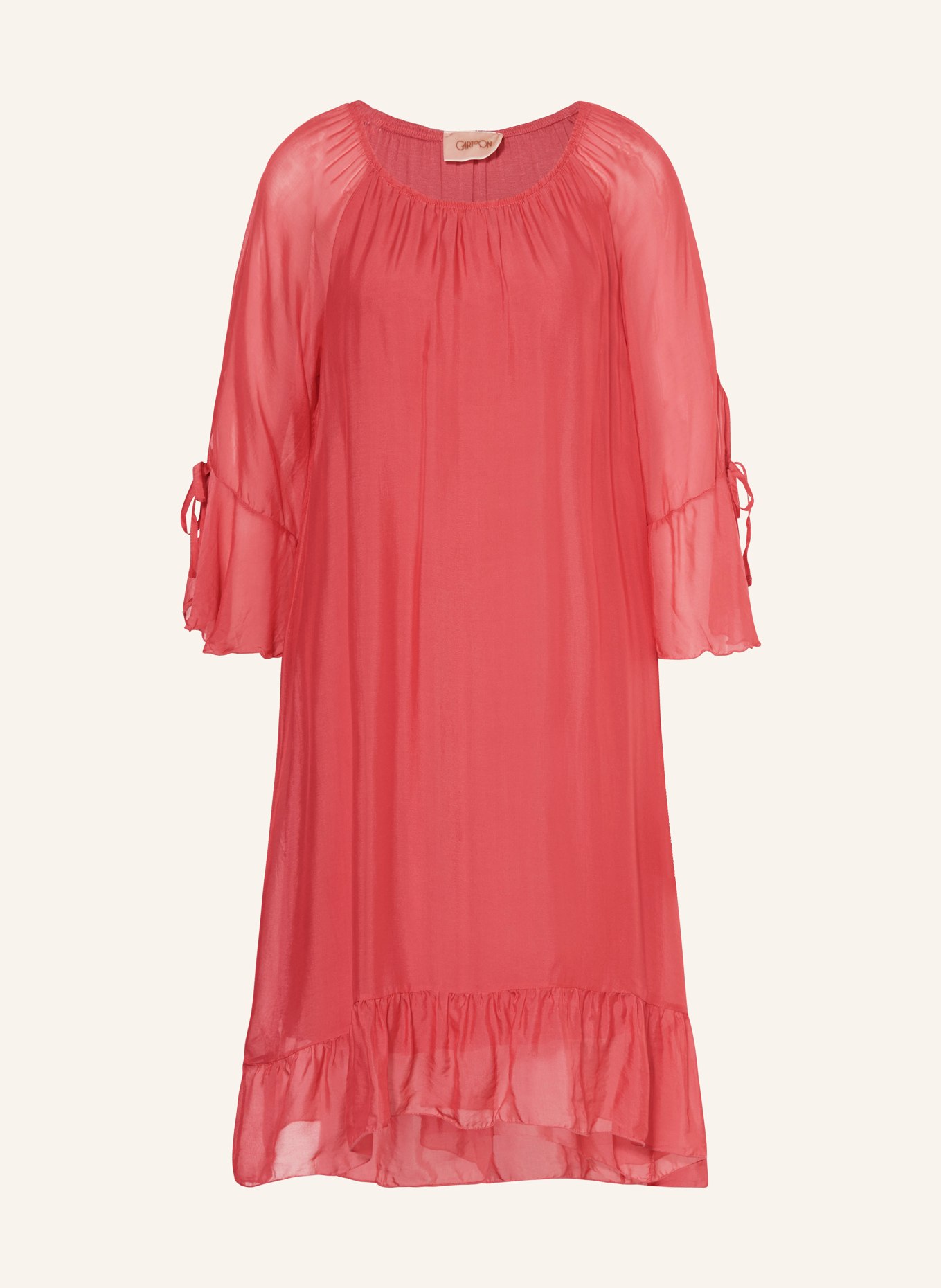 CARTOON Kleid mit 3/4-Arm, Farbe: HELLROT (Bild 1)