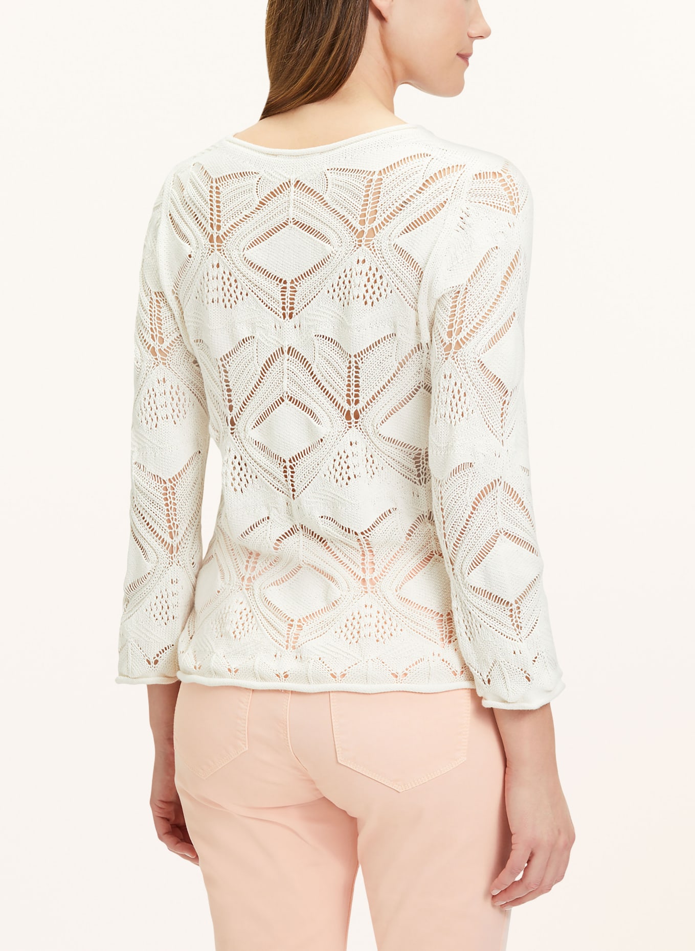 CARTOON Sweater with 3/4 sleeves, Color: CREAM (Image 3)