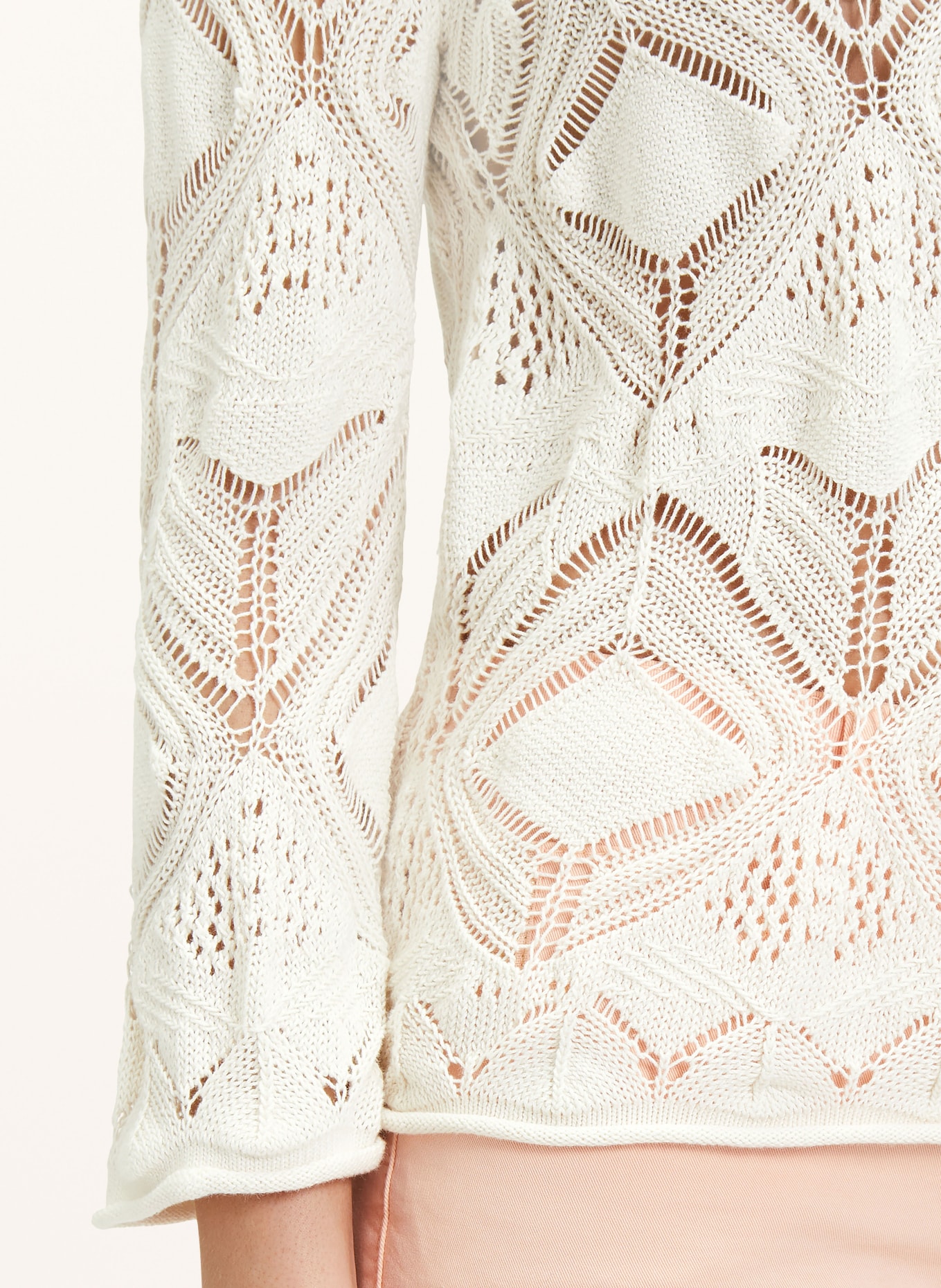 CARTOON Sweter z rękawem 3/4: KREMOWY