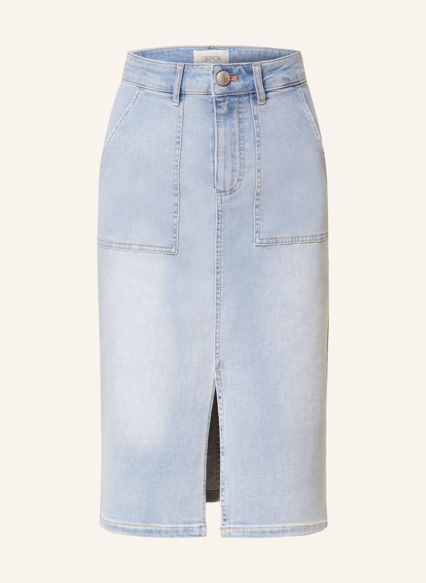 CARTOON Spódnica jeansowa, Kolor: 8618 LIGHT BLUE DENIM (Obrazek 1)