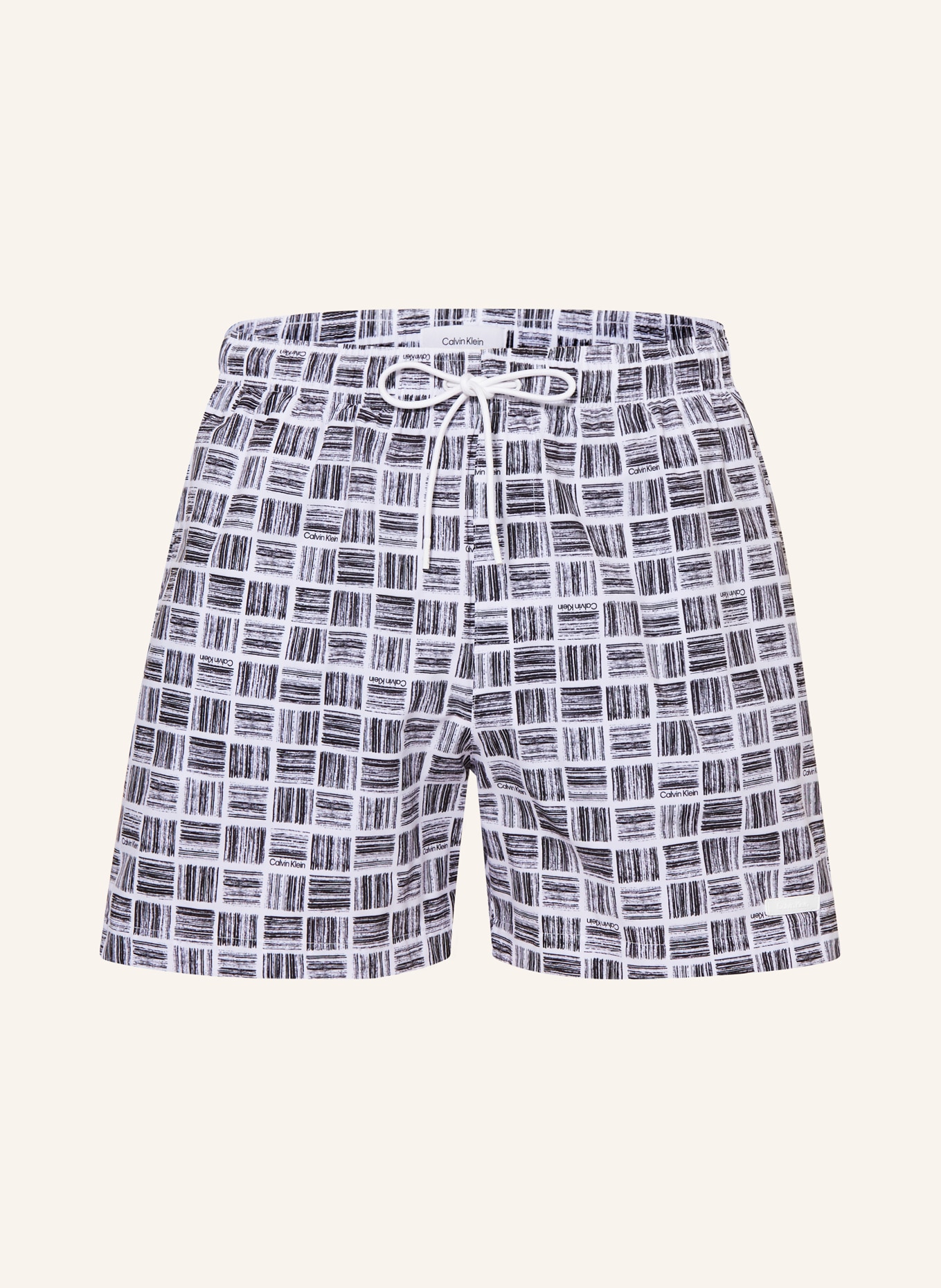 Calvin Klein Swim shorts, Color: WHITE/ BLACK (Image 1)