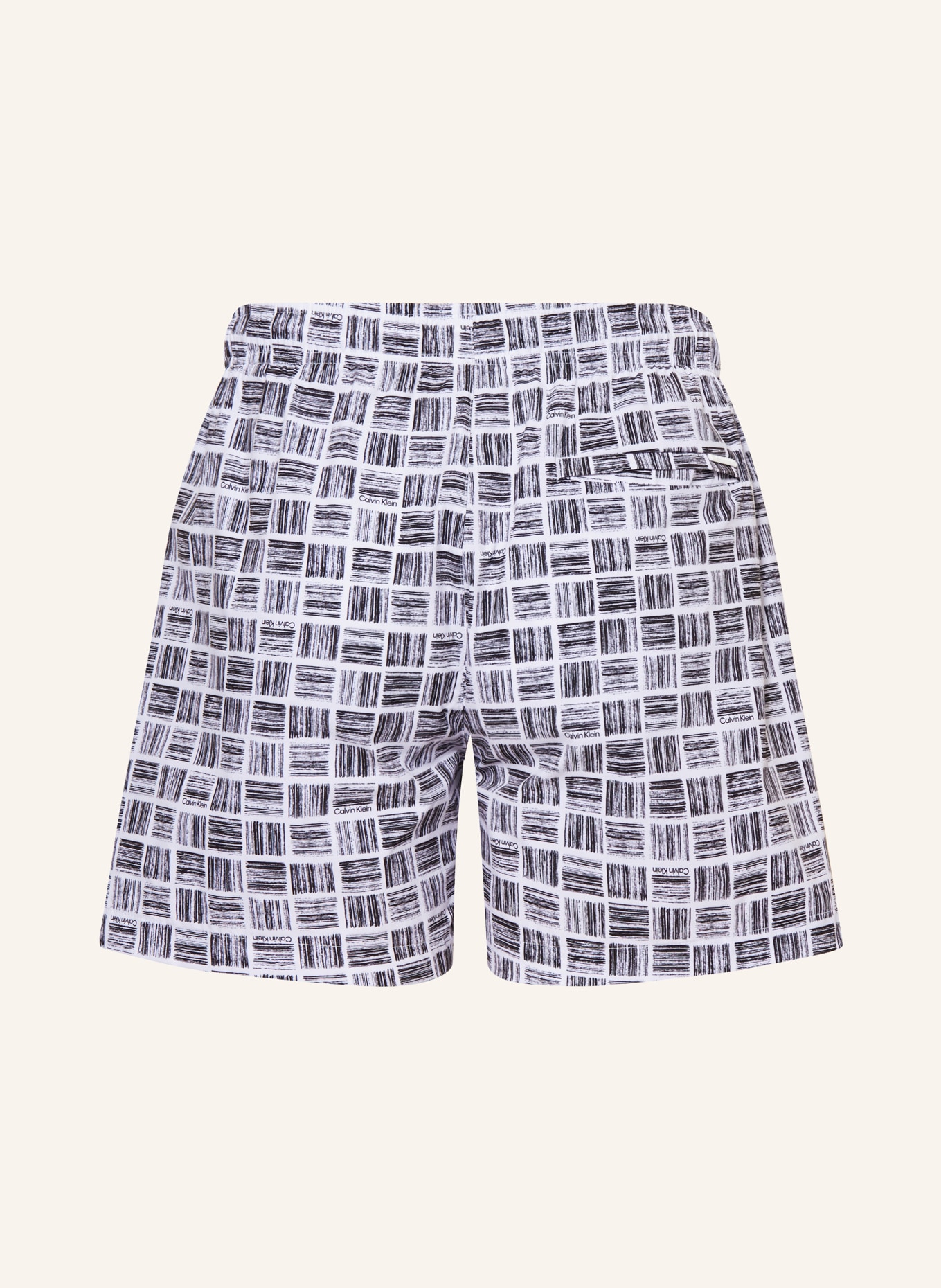 Calvin Klein Swim shorts, Color: WHITE/ BLACK (Image 2)