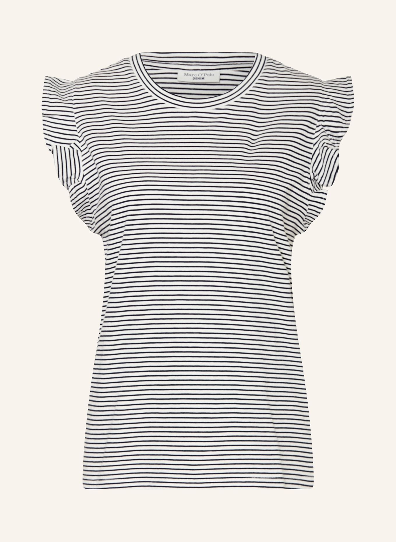 Marc O'Polo DENIM T-Shirt, Farbe: WEISS/ DUNKELBLAU (Bild 1)