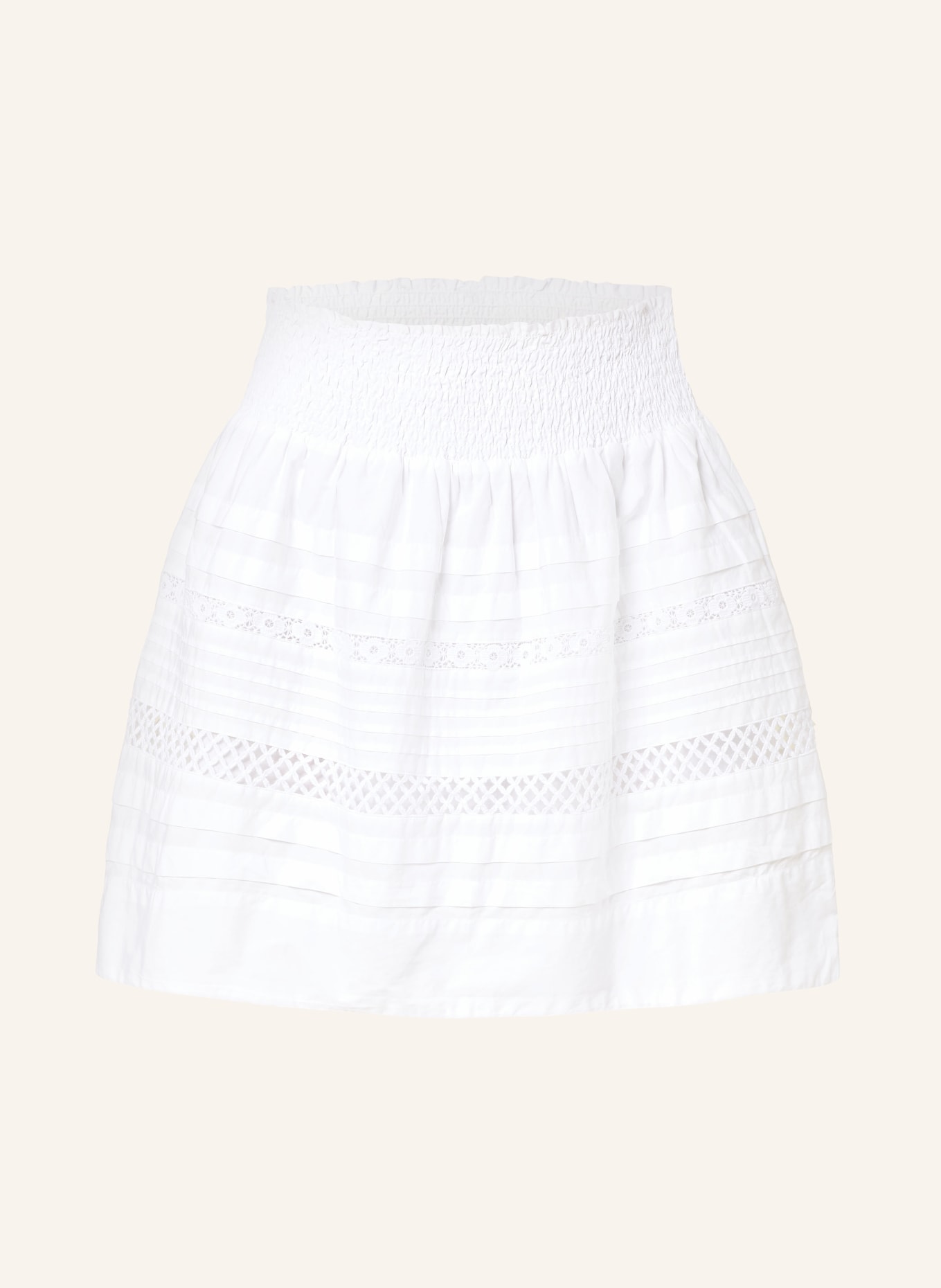 LAUREN RALPH LAUREN Skirt with lace, Color: WHITE (Image 1)