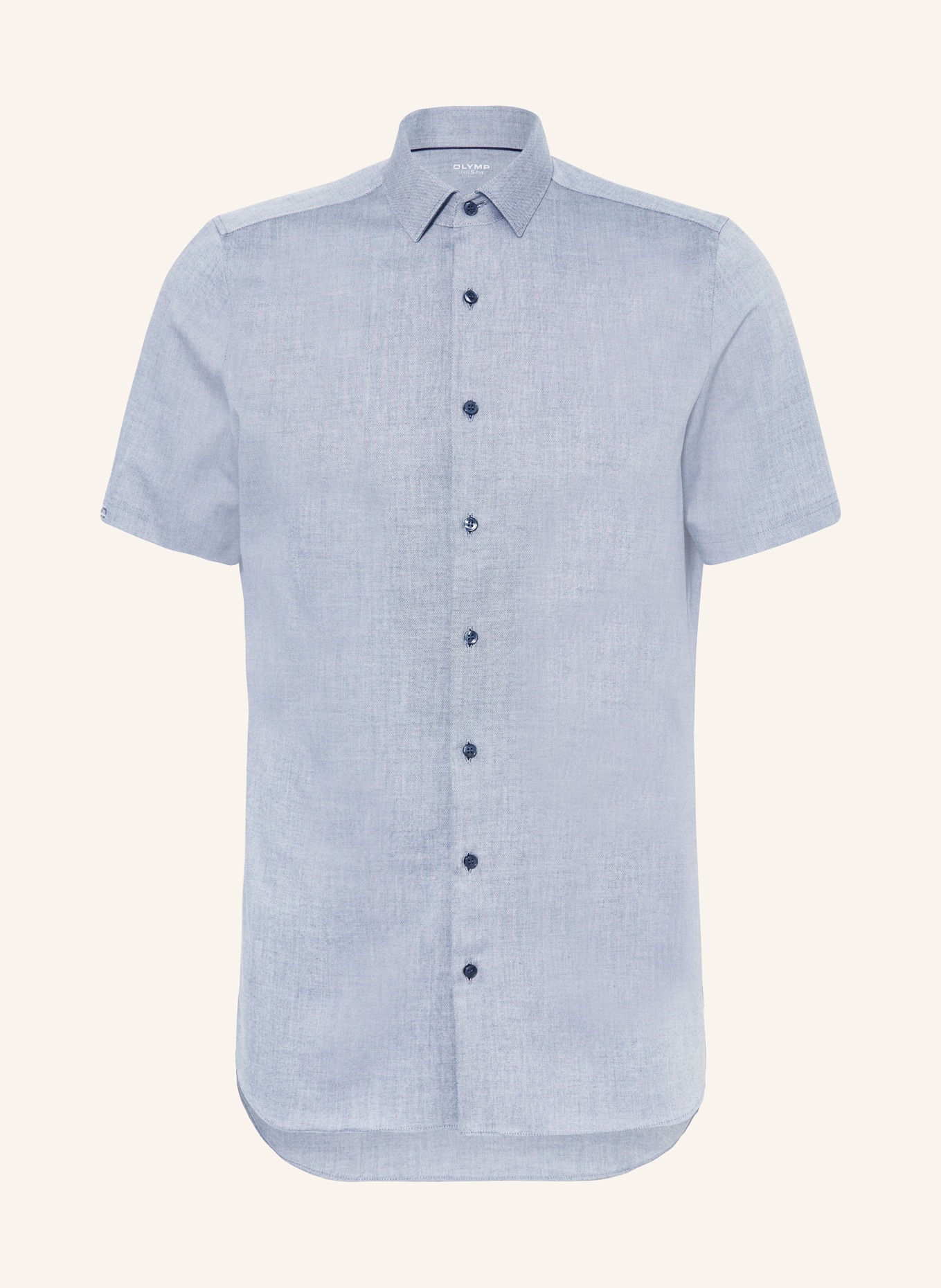 OLYMP Kurzarm-Hemd Level Five body fit: DUNKELBLAU