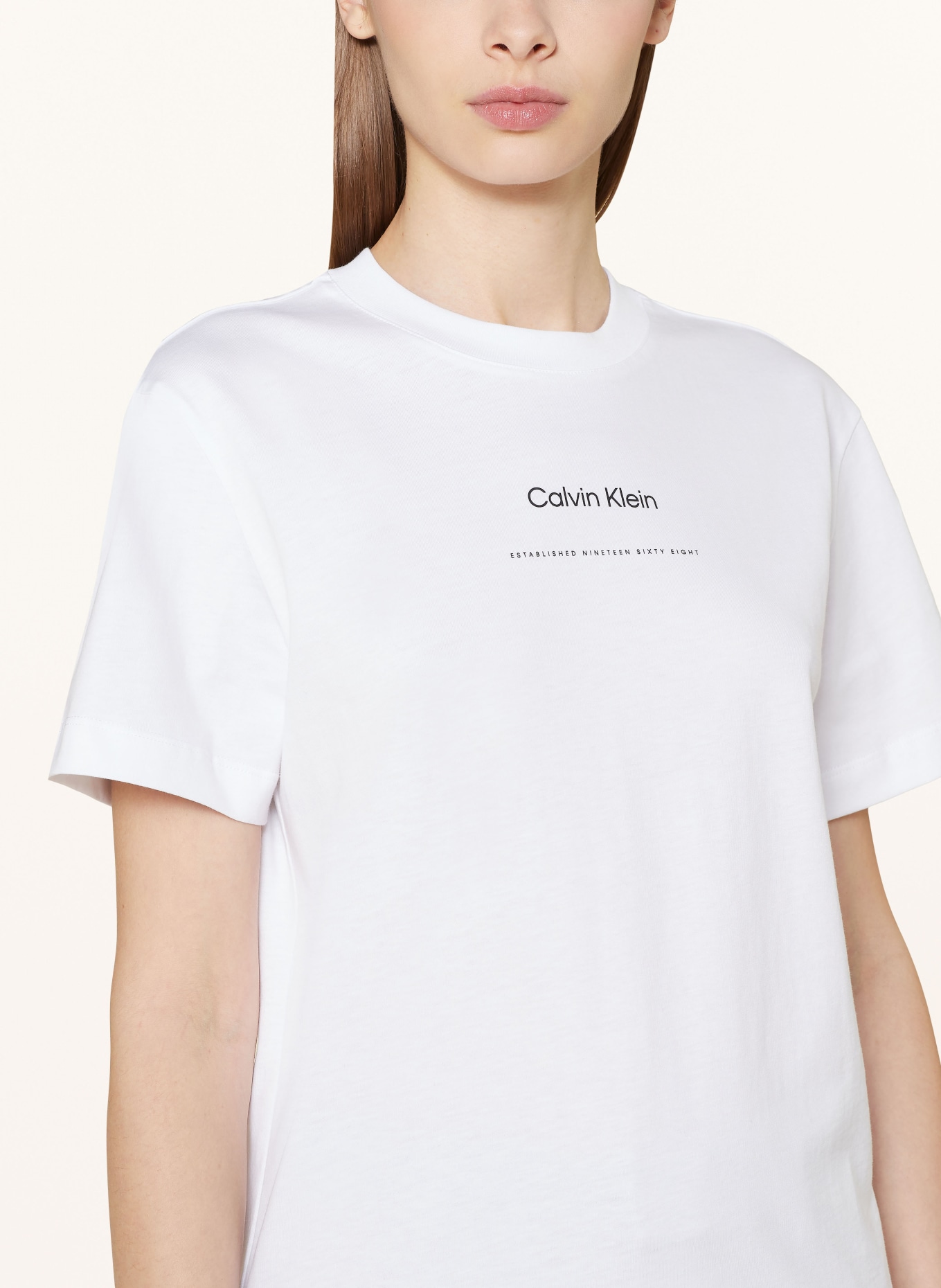 Calvin Klein Tričko, Barva: BÍLÁ (Obrázek 4)