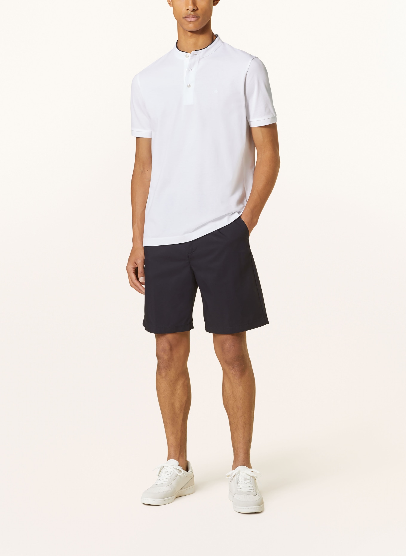OLYMP Piqué-Poloshirt, Farbe: WEISS (Bild 2)