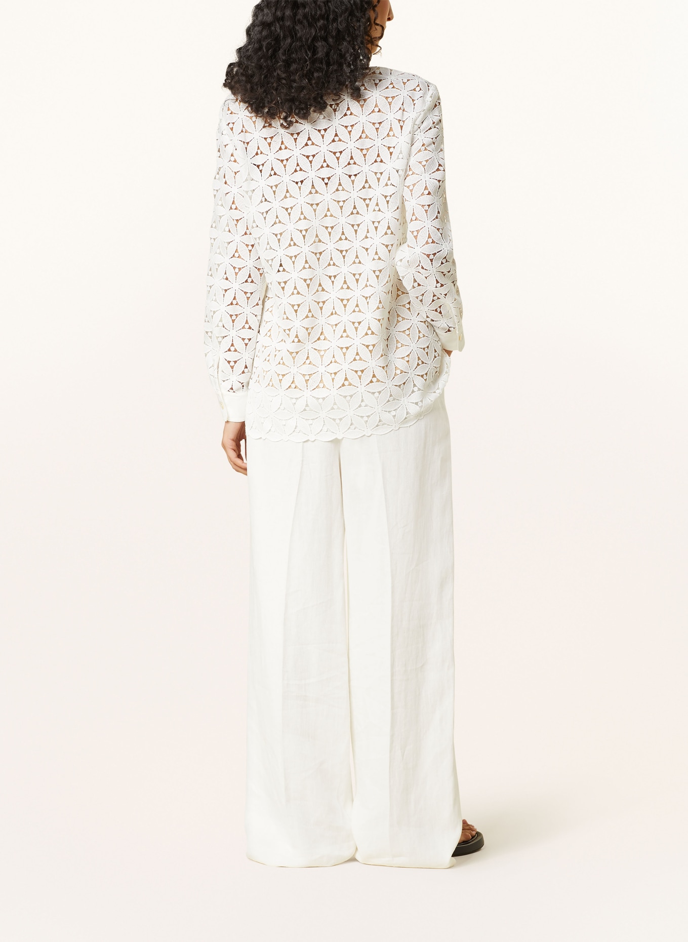 WEEKEND MaxMara Shirt blouse AFONA in lace, Color: ECRU (Image 3)