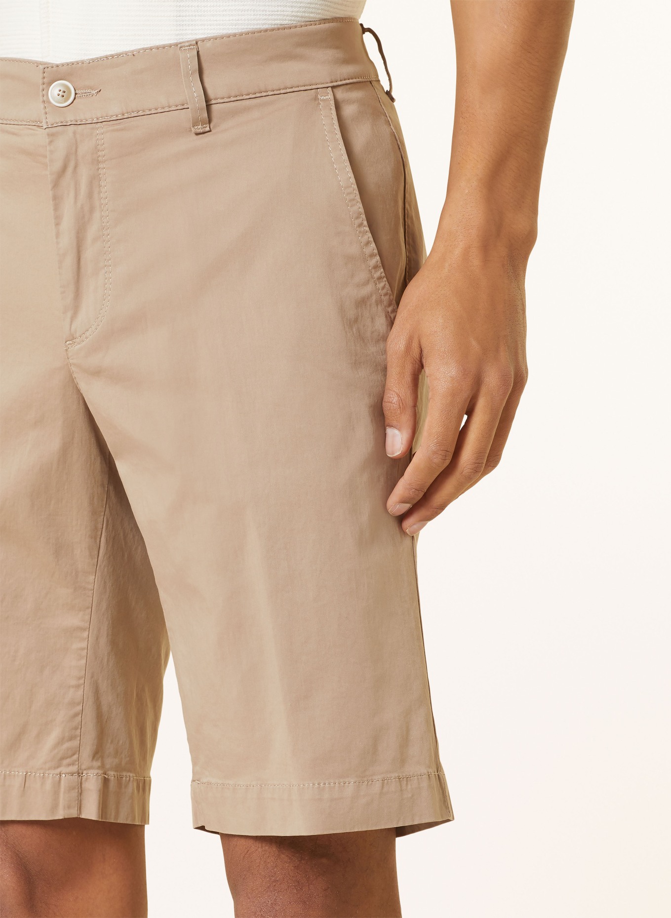 BRAX Shorts BOZEN Regular Fit, Farbe: HELLBRAUN (Bild 5)