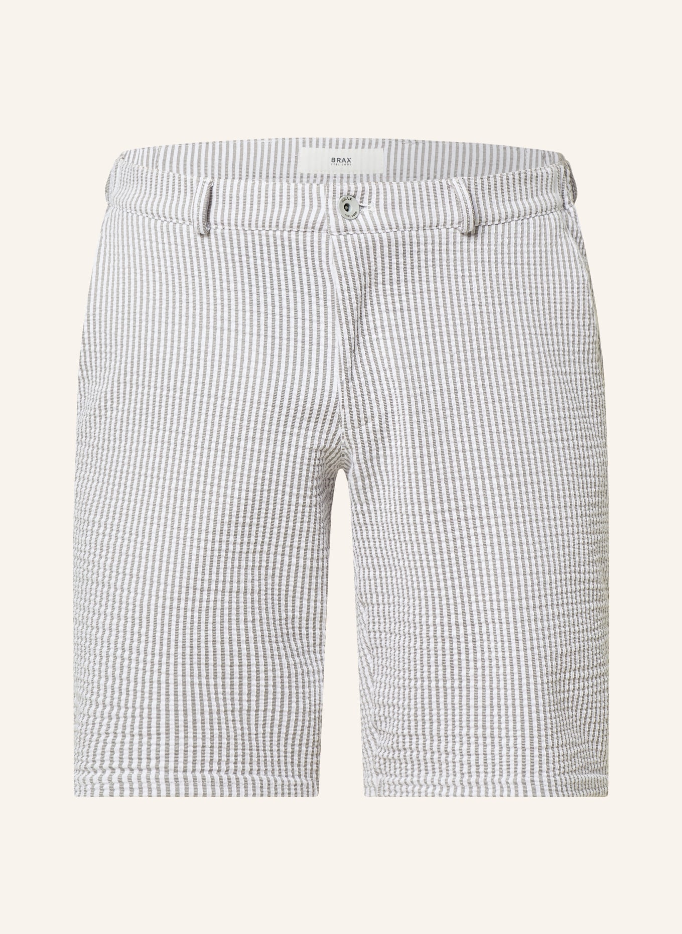 BRAX Shorts SILVIO B slim fit, Color: WHITE/ GRAY (Image 1)
