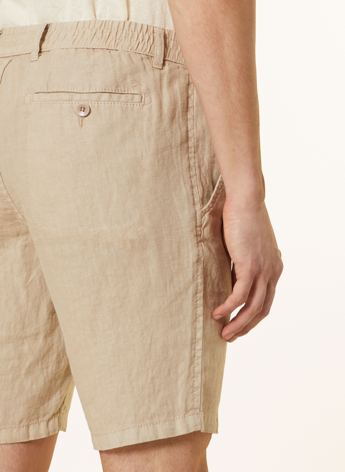 BRAX Linen shorts BALU modern fit, Color: BEIGE (Image 6)