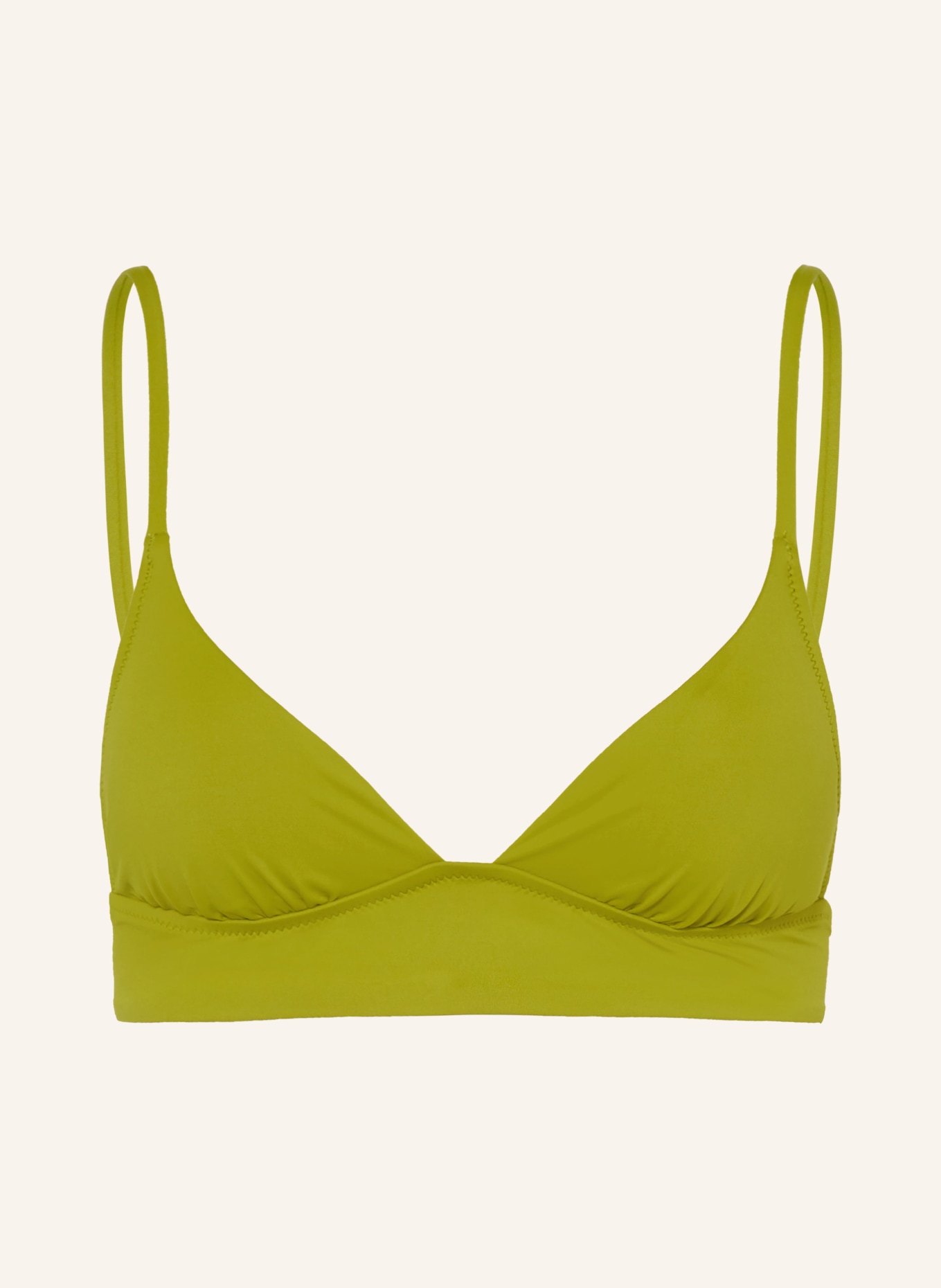 watercult Bralette bikini top THE ESSENTIALS, Color: GREEN (Image 1)