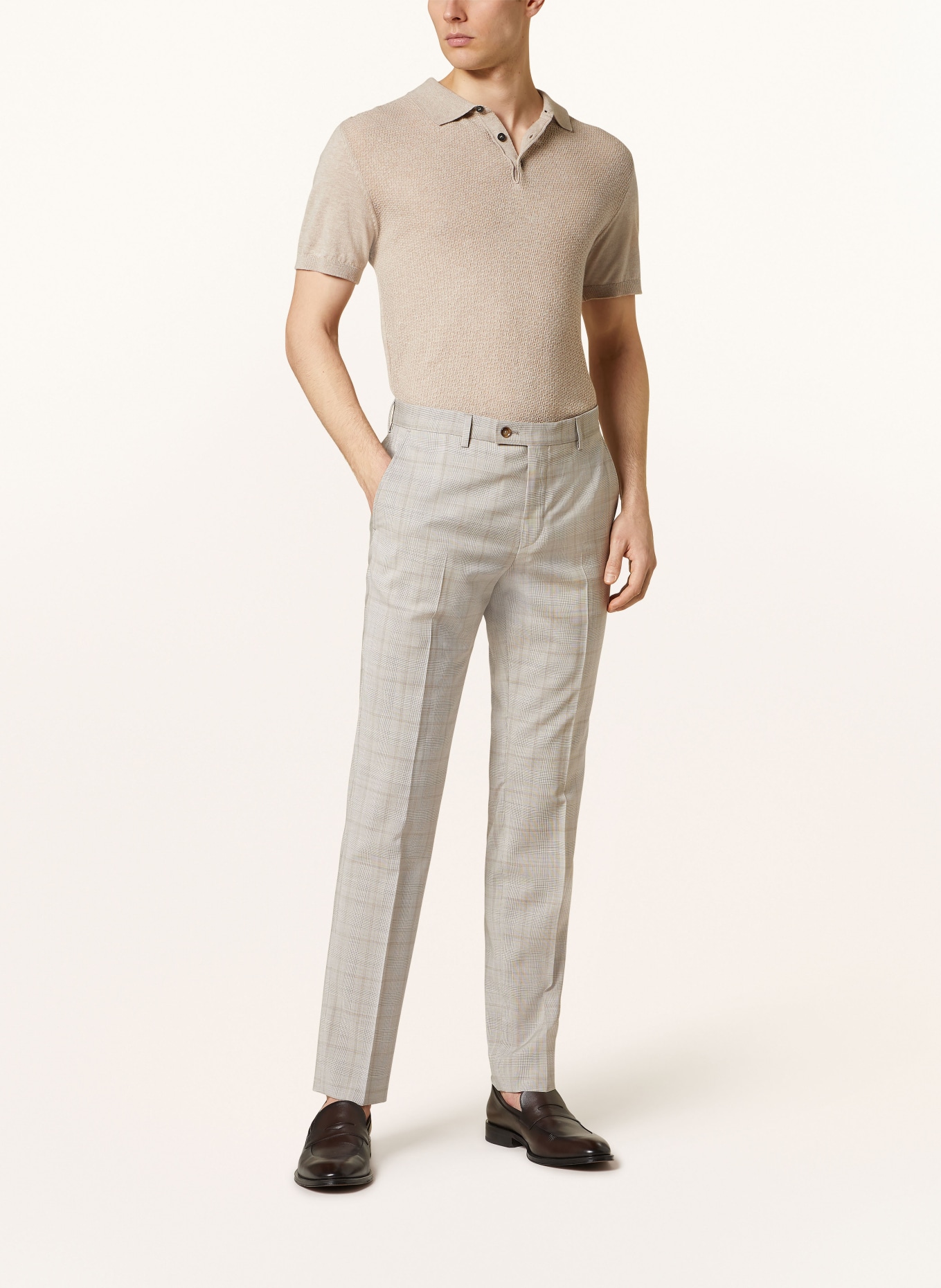 SAND COPENHAGEN Spodnie garniturowe CRAIG classic fit, Kolor: 220 hellbeige (Obrazek 3)