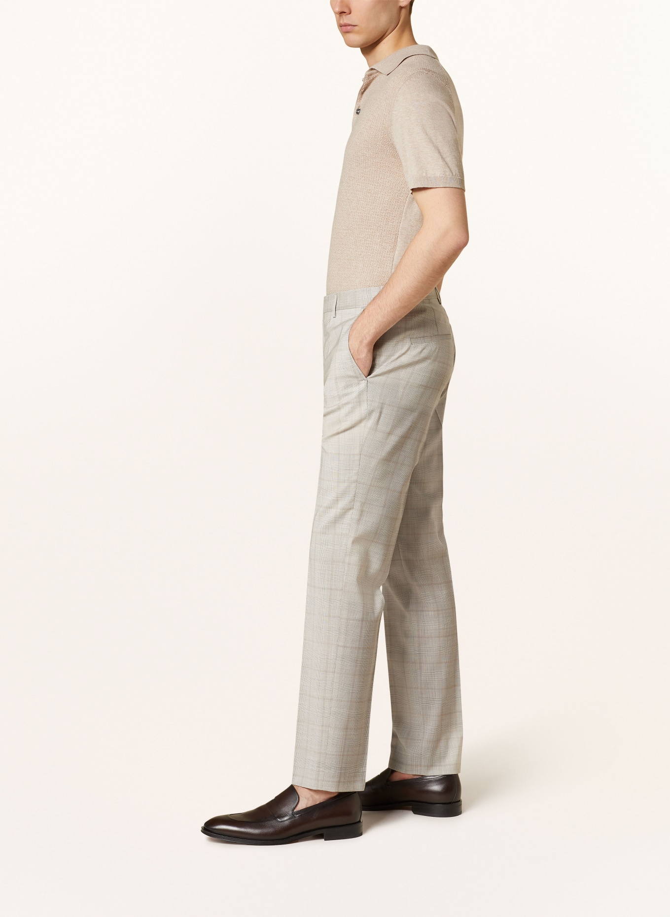 SAND COPENHAGEN Oblekové kalhoty CRAIG Classic Fit, Barva: 220 hellbeige (Obrázek 5)