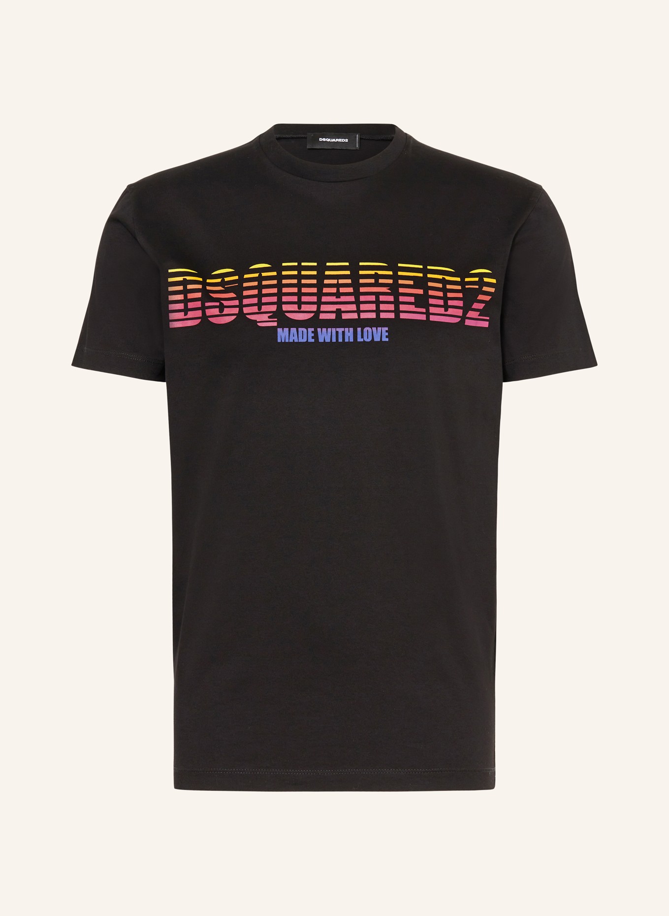 DSQUARED2 T-Shirt COOL FIT DS2 MADE WITH LOVE, Farbe: SCHWARZ (Bild 1)