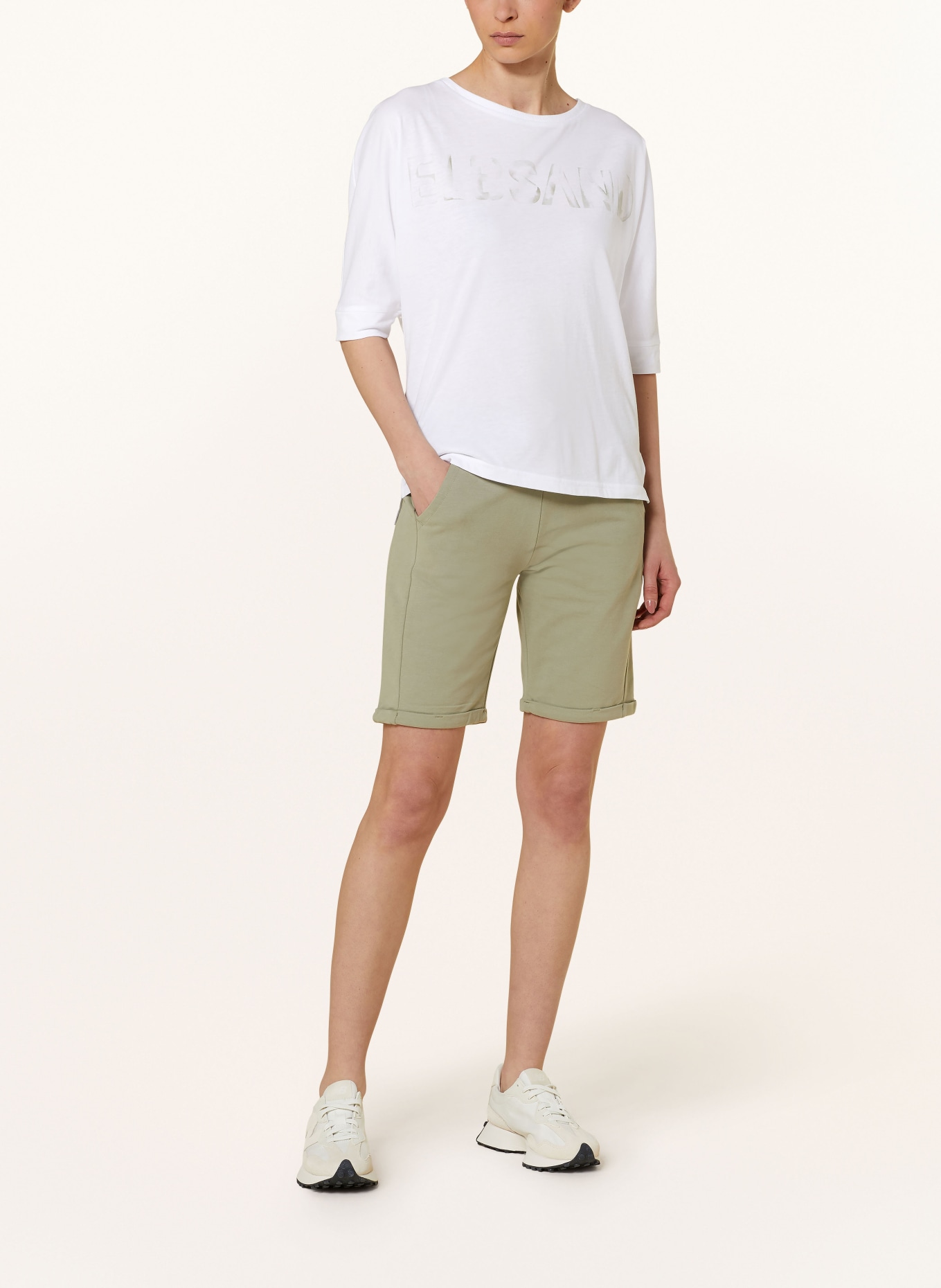 ELBSAND T-shirt IMOGEN, Color: WHITE (Image 2)
