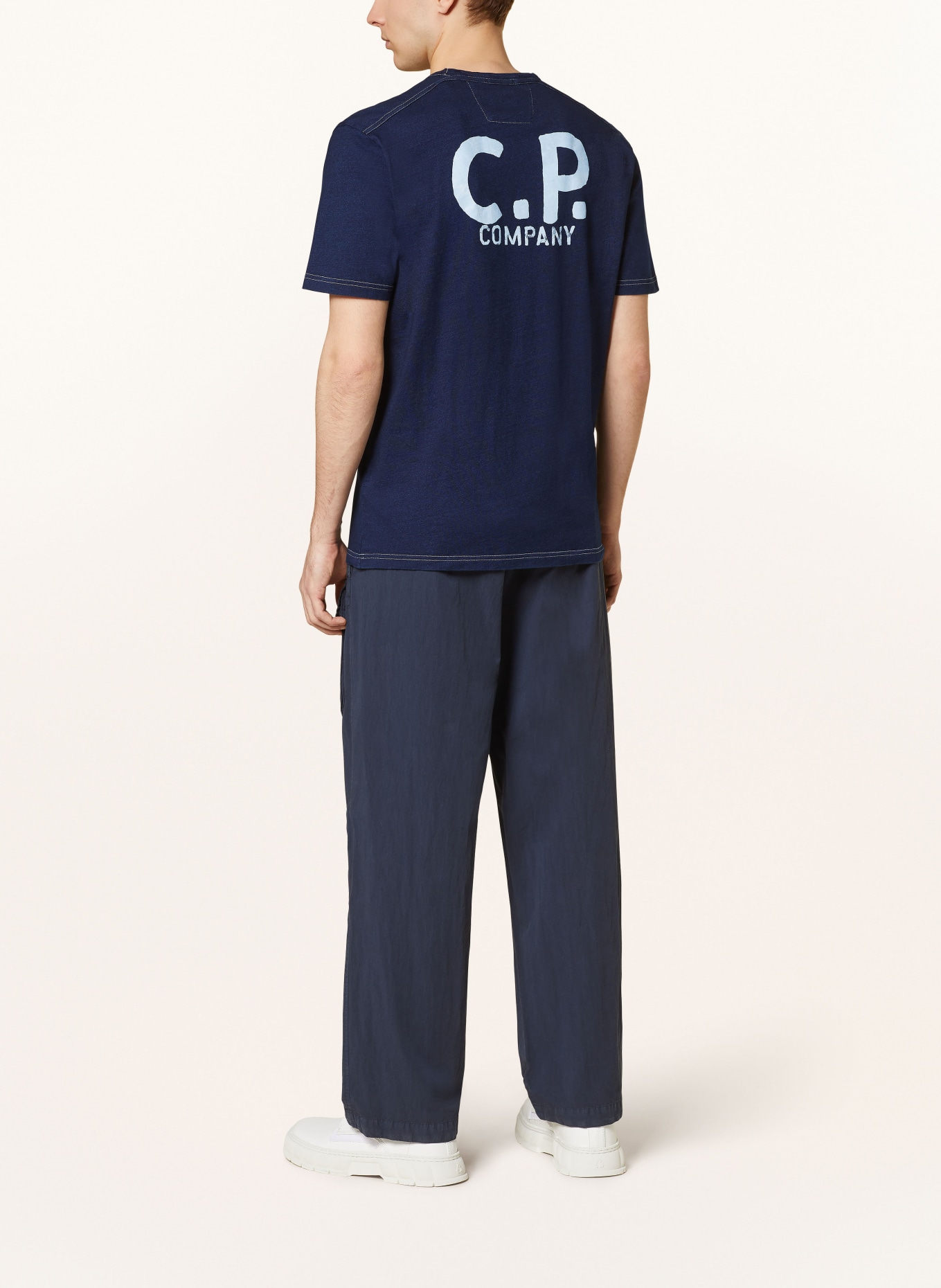 C.P. COMPANY T-Shirt, Farbe: DUNKELBLAU/ HELLBLAU (Bild 3)